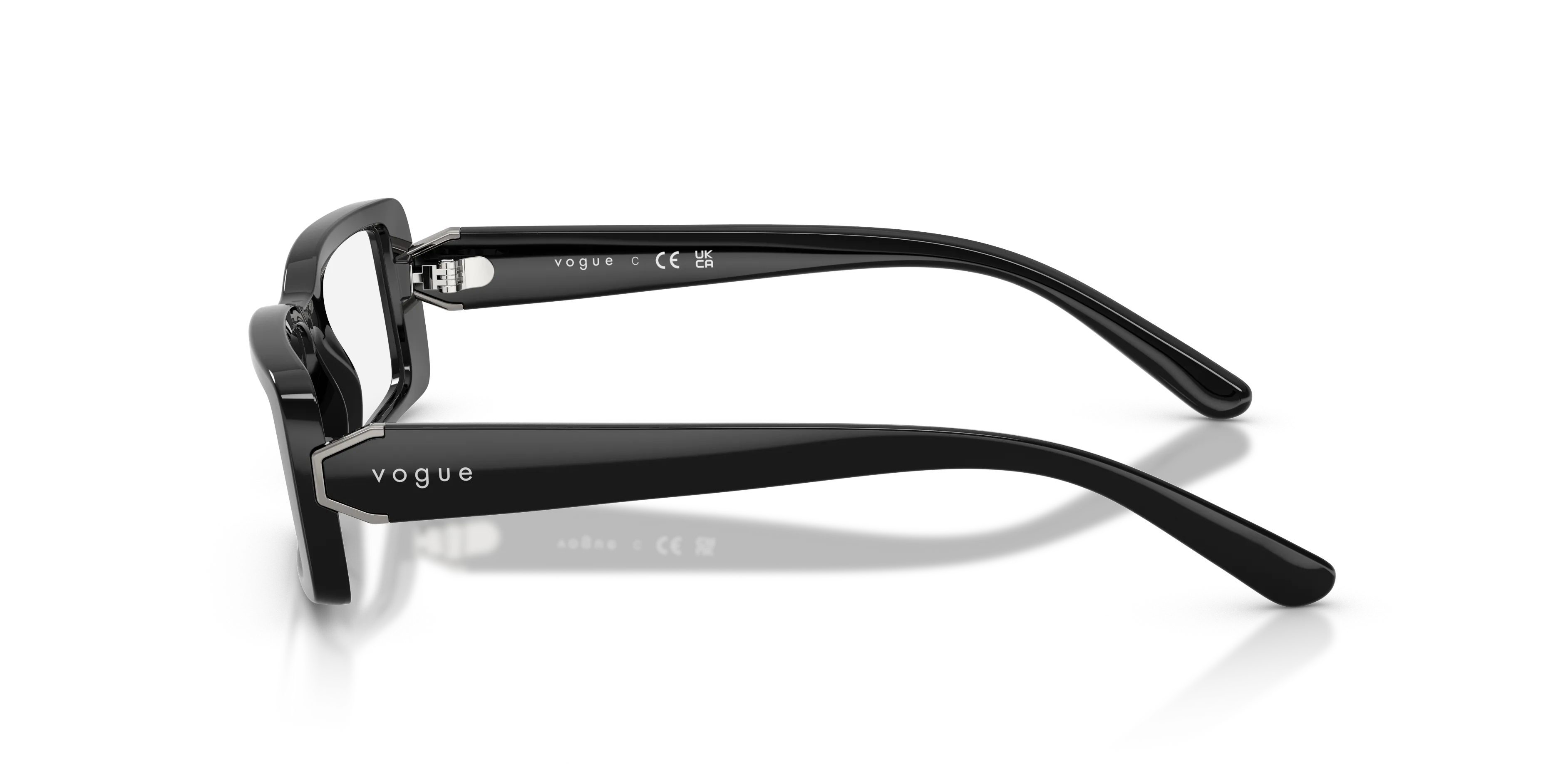 VOGUE EYEWEAR VO5677 W44 Montature da vista Nylon Nero Squadrata Normale - immagine 4