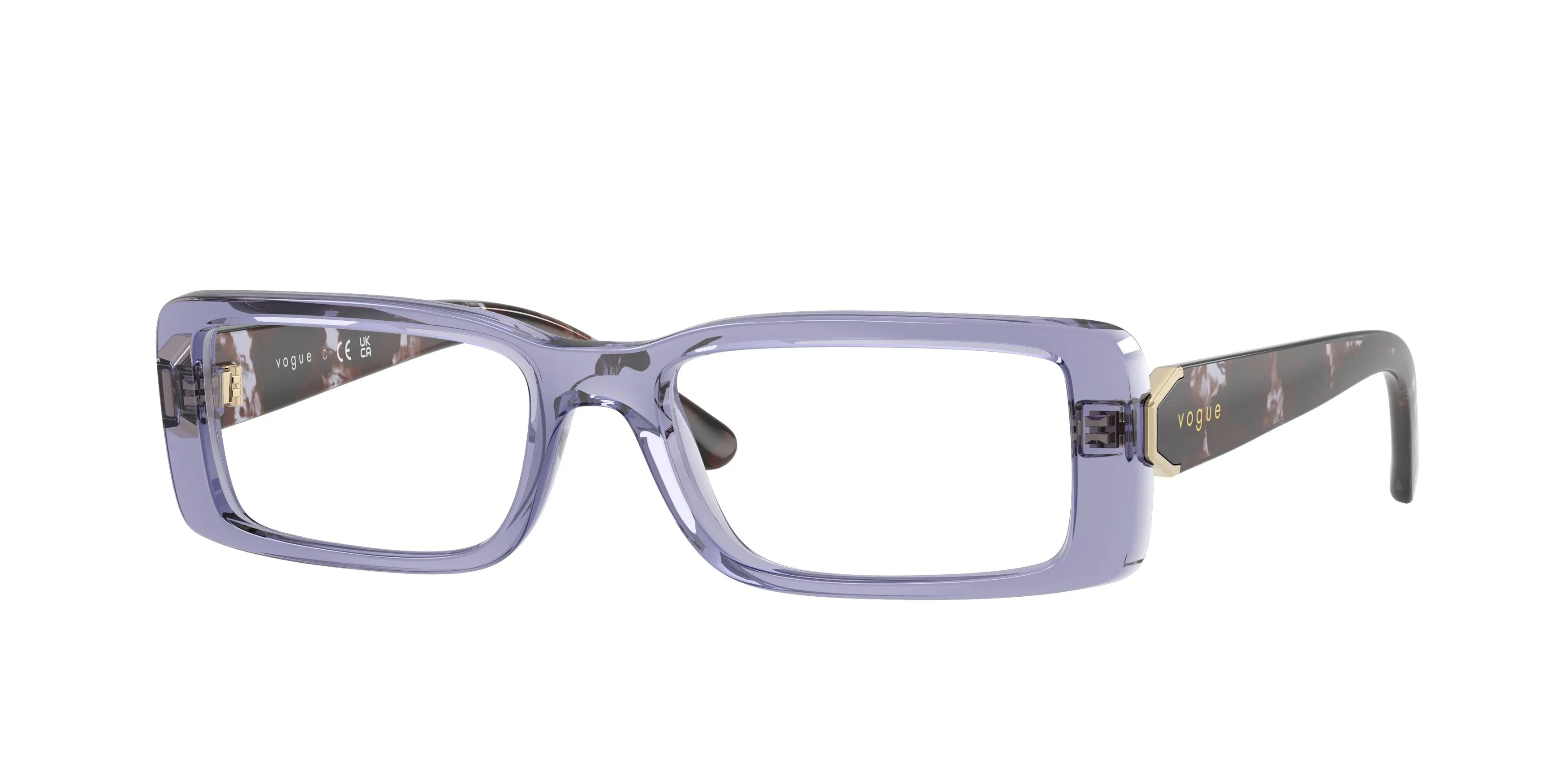 VOGUE EYEWEAR VO5677 3177 Montature da vista Nylon Viola Squadrata Normale - immagine 1