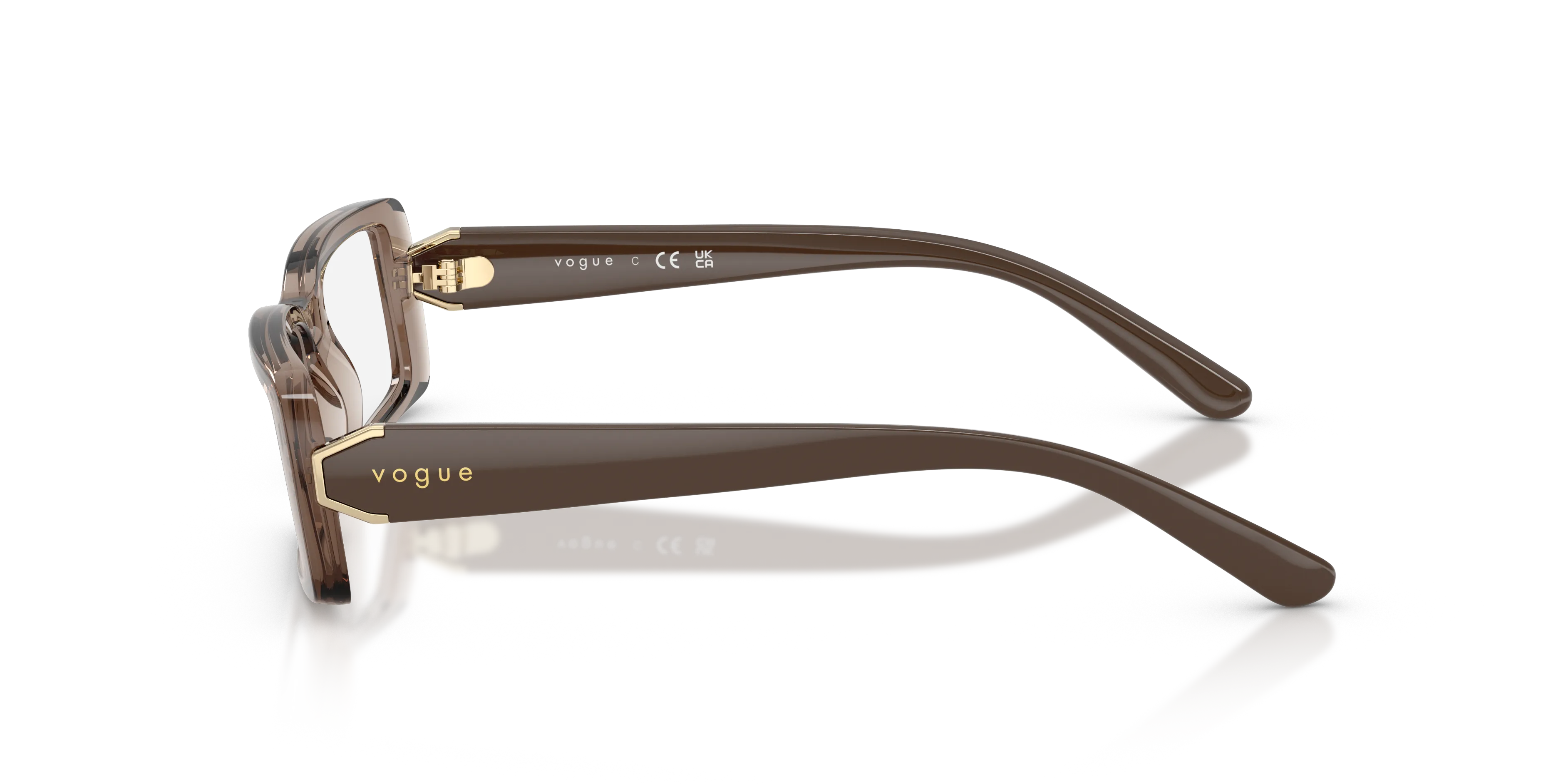 VOGUE EYEWEAR VO5677 2940 Montature da vista Nylon Marrone Squadrata Normale - immagine 4