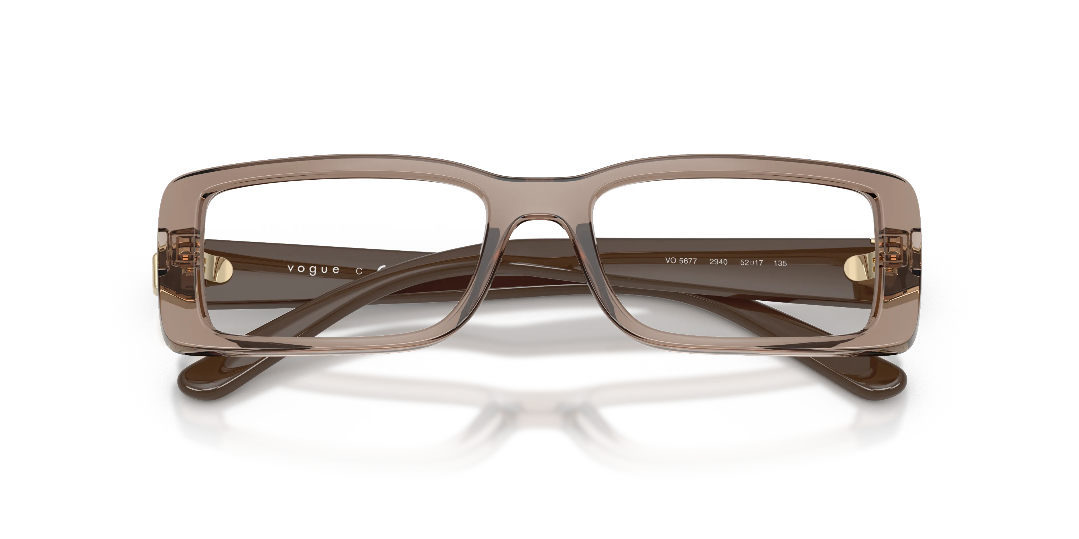 VOGUE EYEWEAR VO5677 2940 Montature da vista Nylon Marrone Squadrata Normale - immagine 2