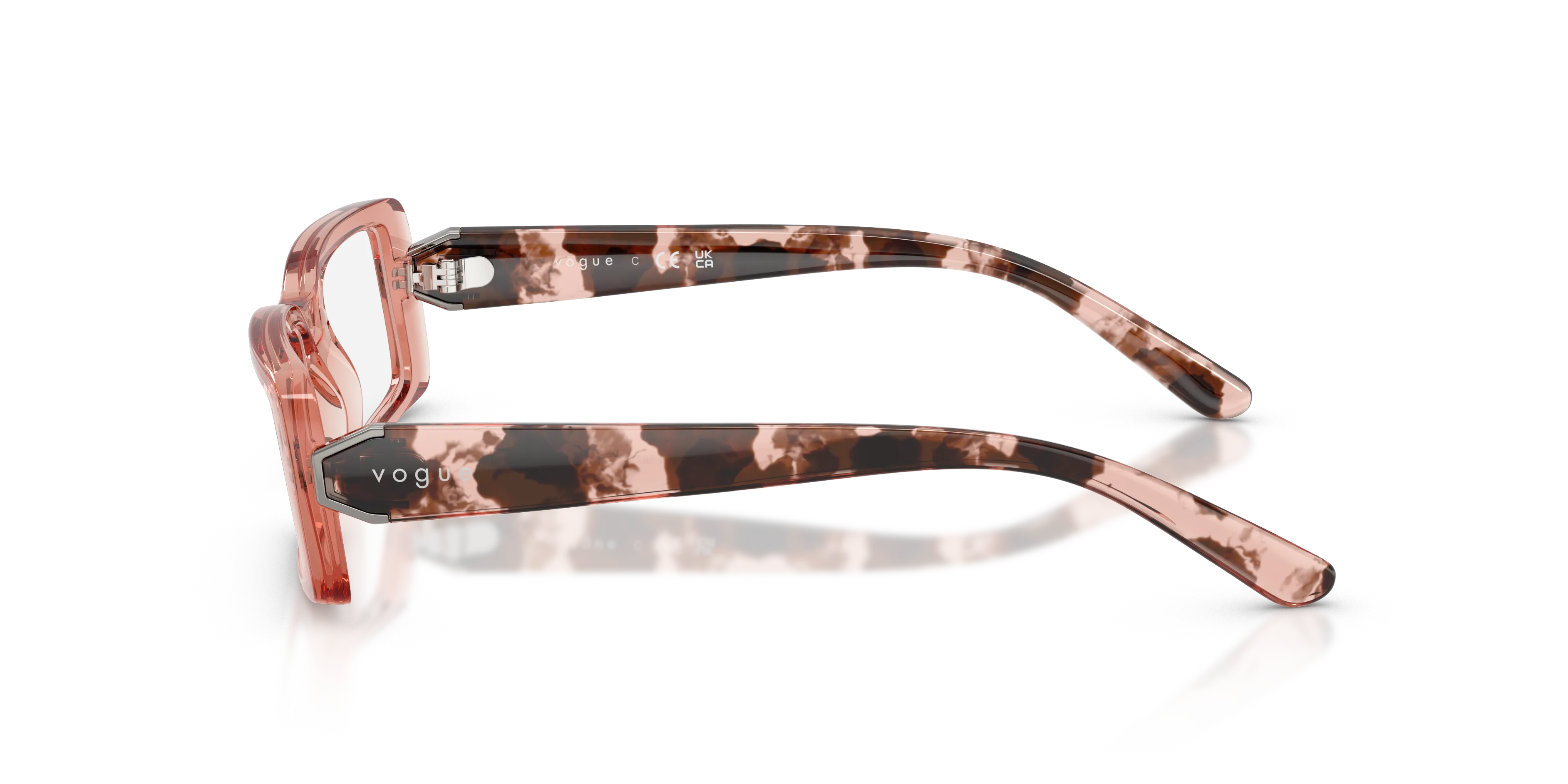VOGUE EYEWEAR VO5677 2864 Montature da vista Nylon Rosa Squadrata Normale - immagine 4