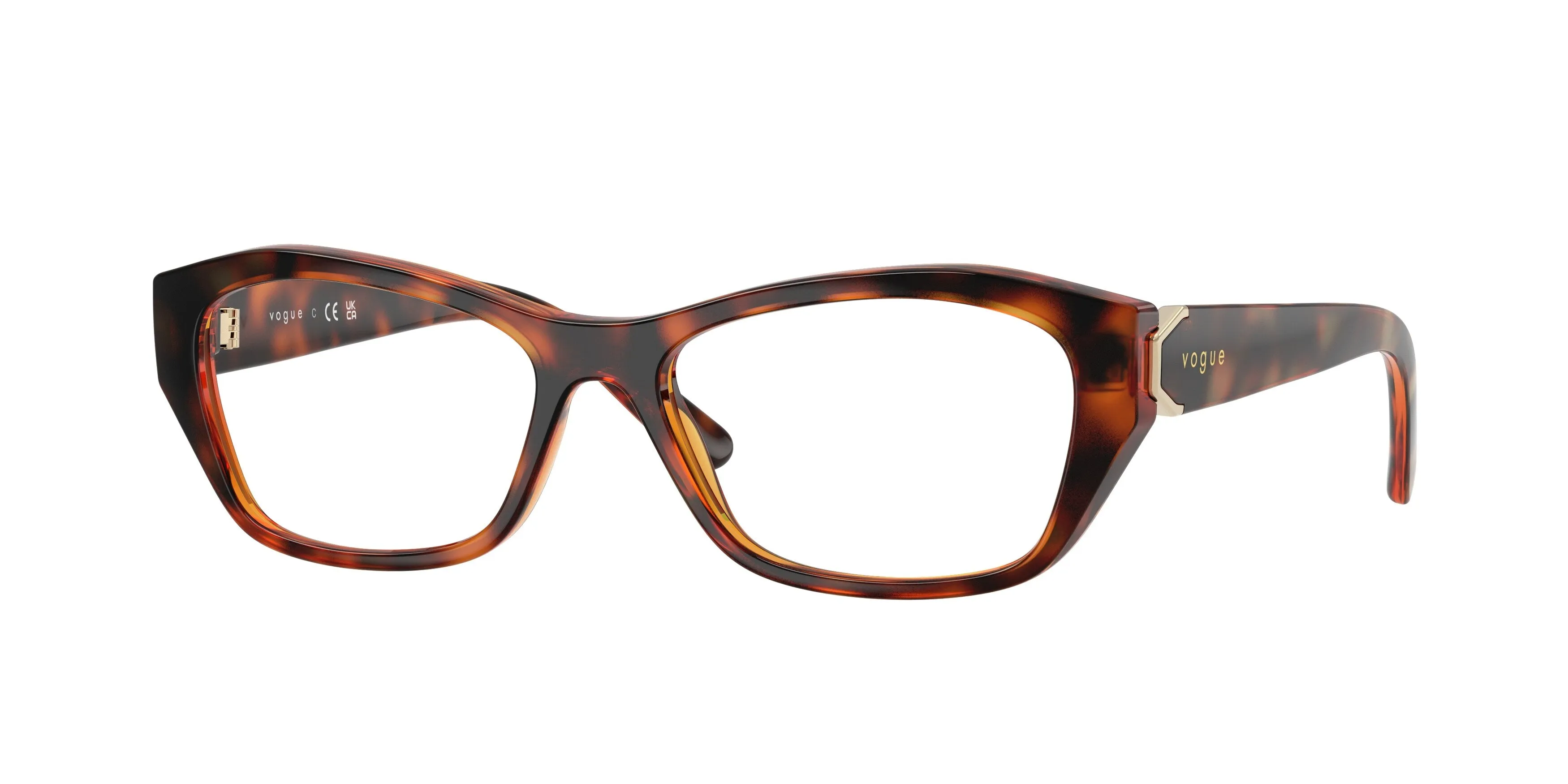 VOGUE EYEWEAR VO5676 W656 Montature da vista Nylon Marrone Geometrica Normale - immagine 1