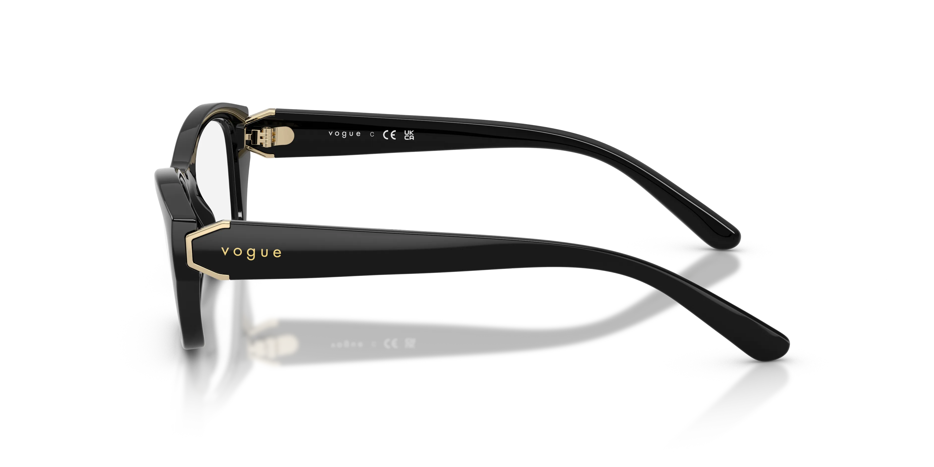 VOGUE EYEWEAR VO5676 W44 Montature da vista Nylon Nero Geometrica Normale - immagine 4