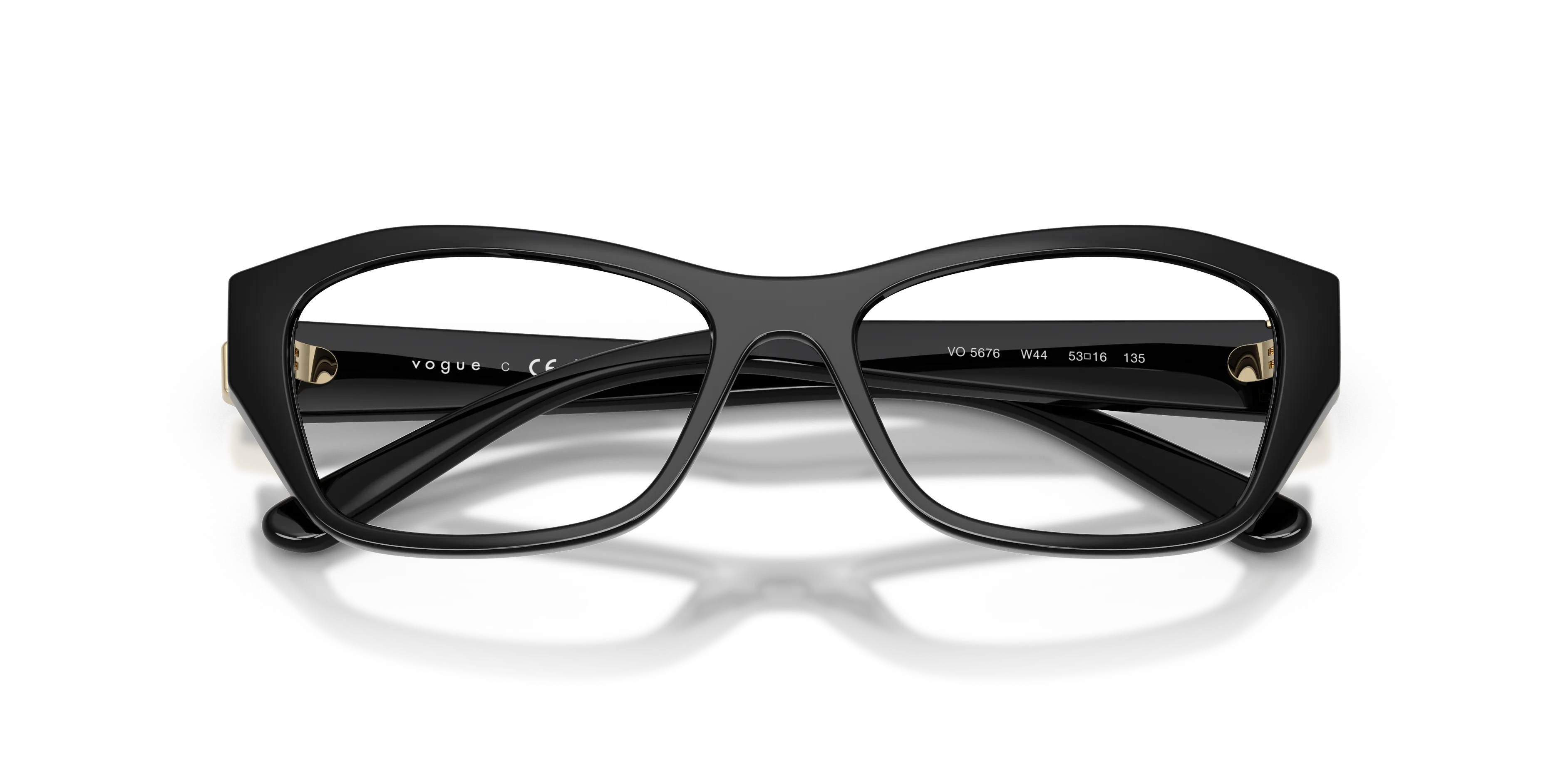 VOGUE EYEWEAR VO5676 W44 Montature da vista Nylon Nero Geometrica Normale - immagine 2