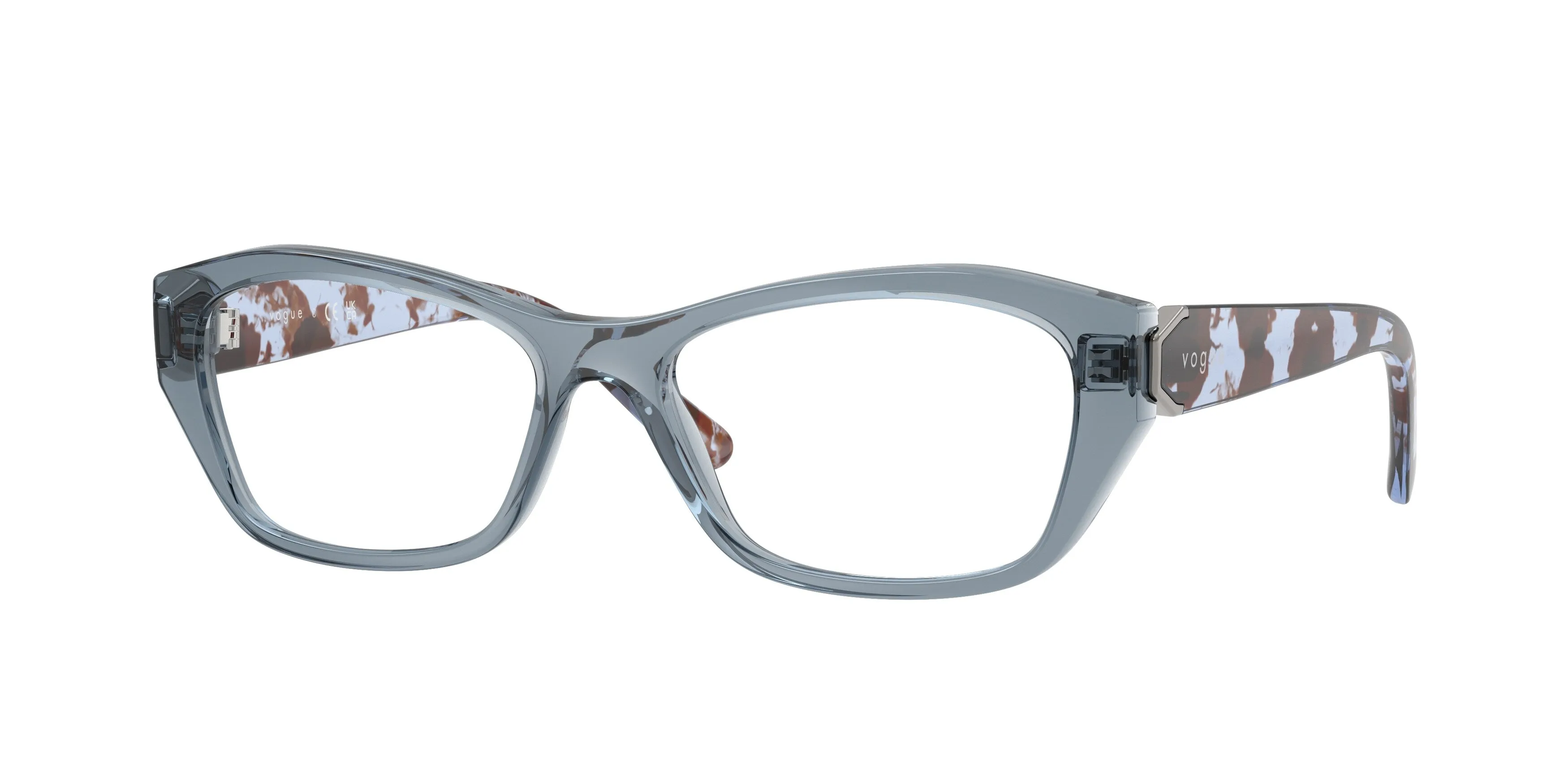 VOGUE EYEWEAR VO5676 2966 Montature da vista Nylon Blu Geometrica Normale - immagine 1