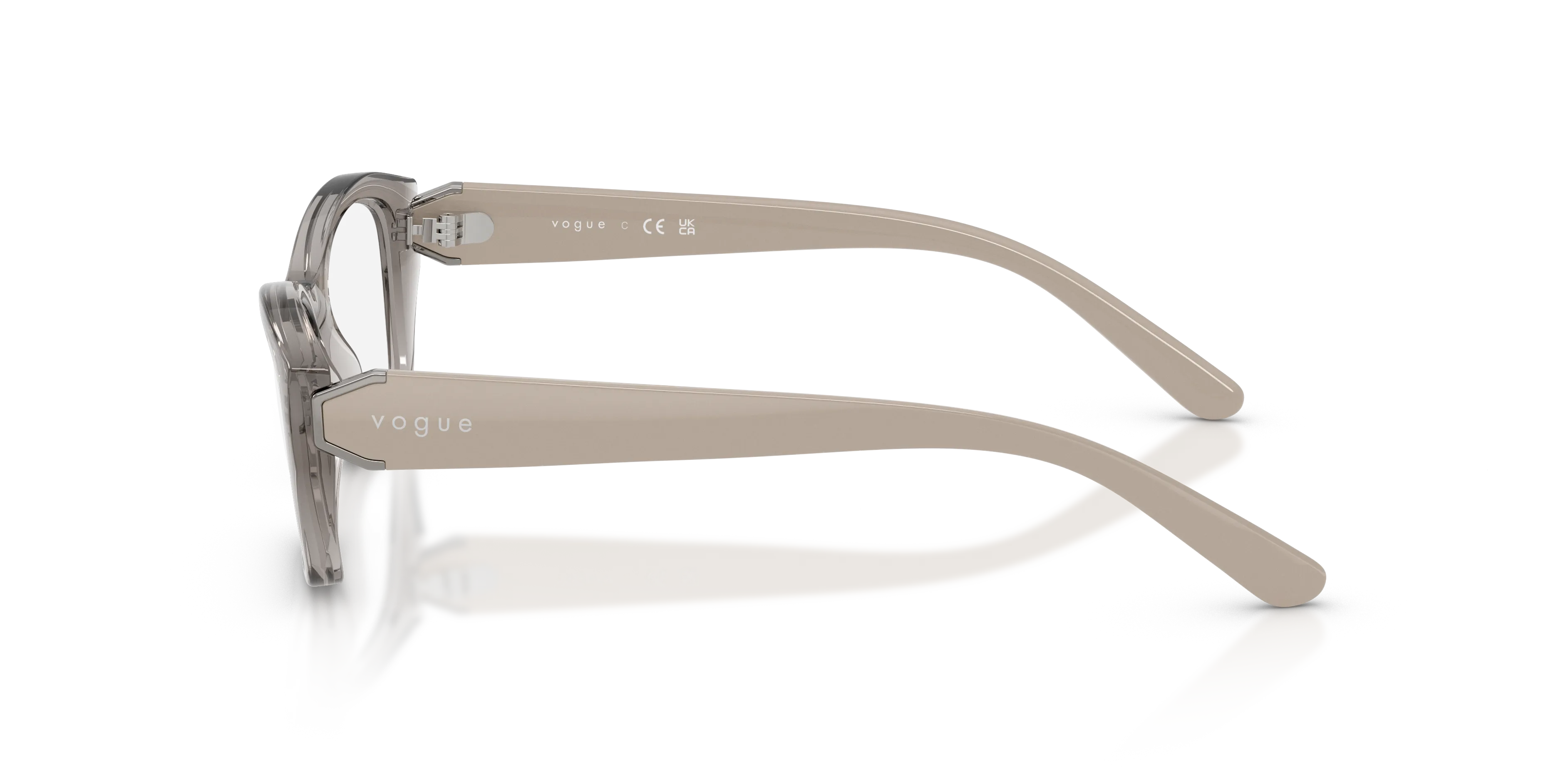 VOGUE EYEWEAR VO5676 2726 Montature da vista Nylon Grigio Geometrica Normale - immagine 4
