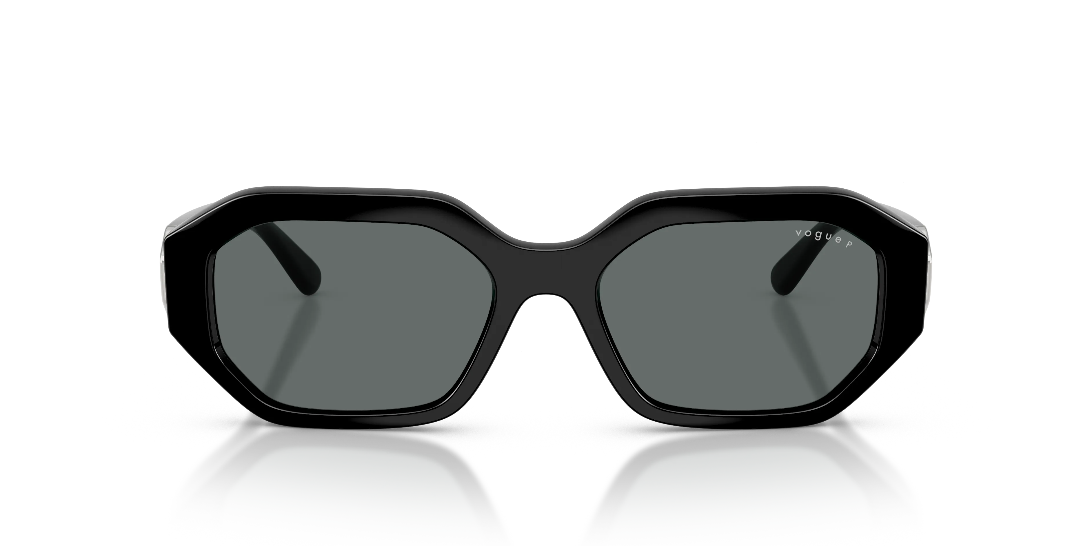 VOGUE EYEWEAR VO5675S W44/81 Occhiali da sole Nylon Nero Grigio Geometrica Polarizzata - immagine 3
