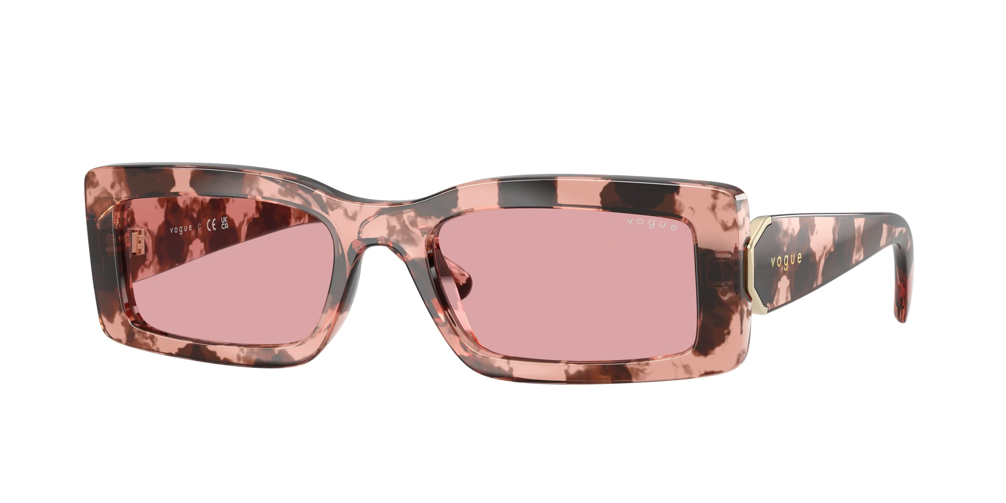 VOGUE EYEWEAR VO5674S 319984 Occhiali da sole Nylon Rosa Viola Squadrata Normale - immagine 1