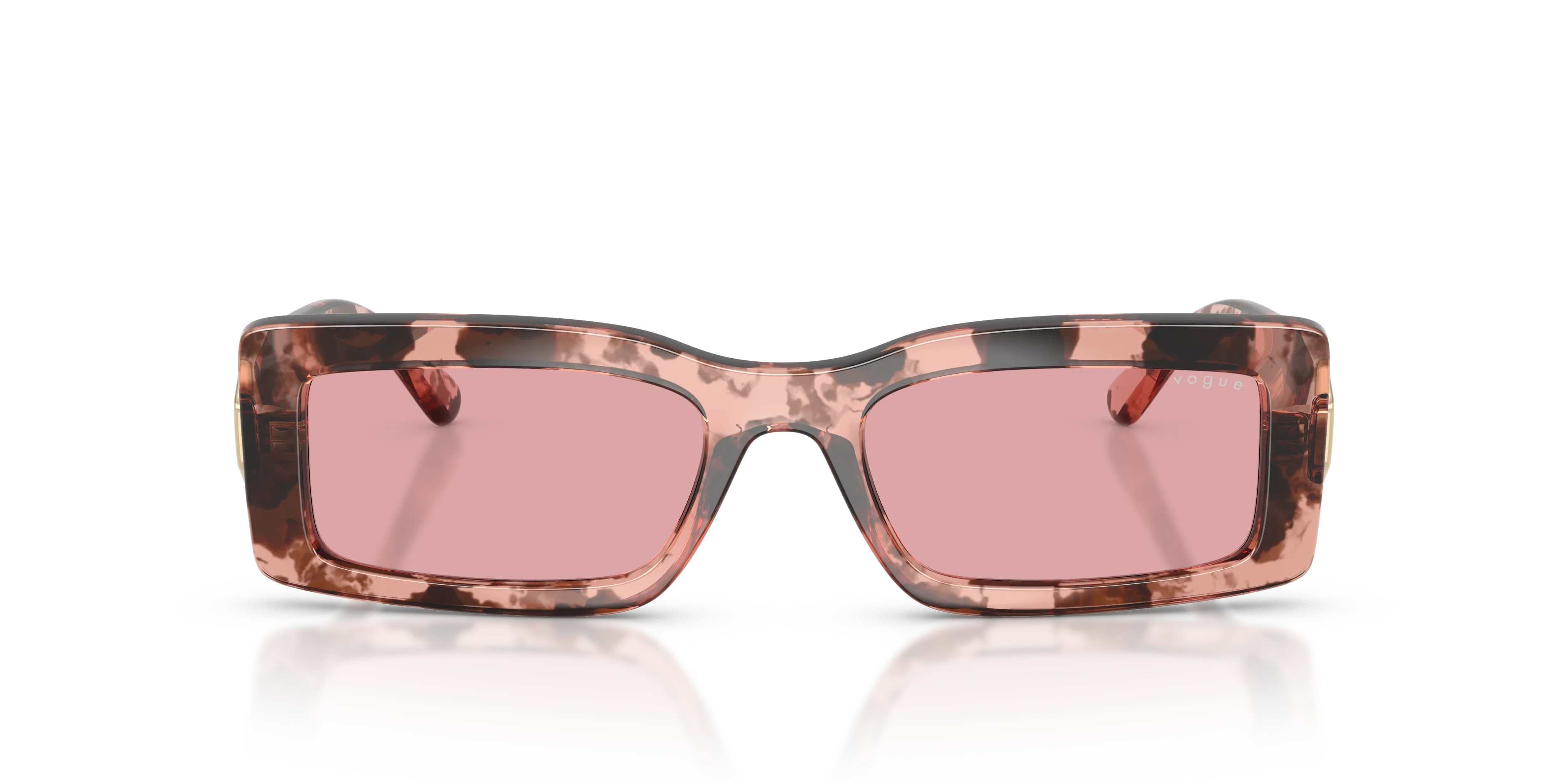 VOGUE EYEWEAR VO5674S 319984 Occhiali da sole Nylon Rosa Viola Squadrata Normale - immagine 3