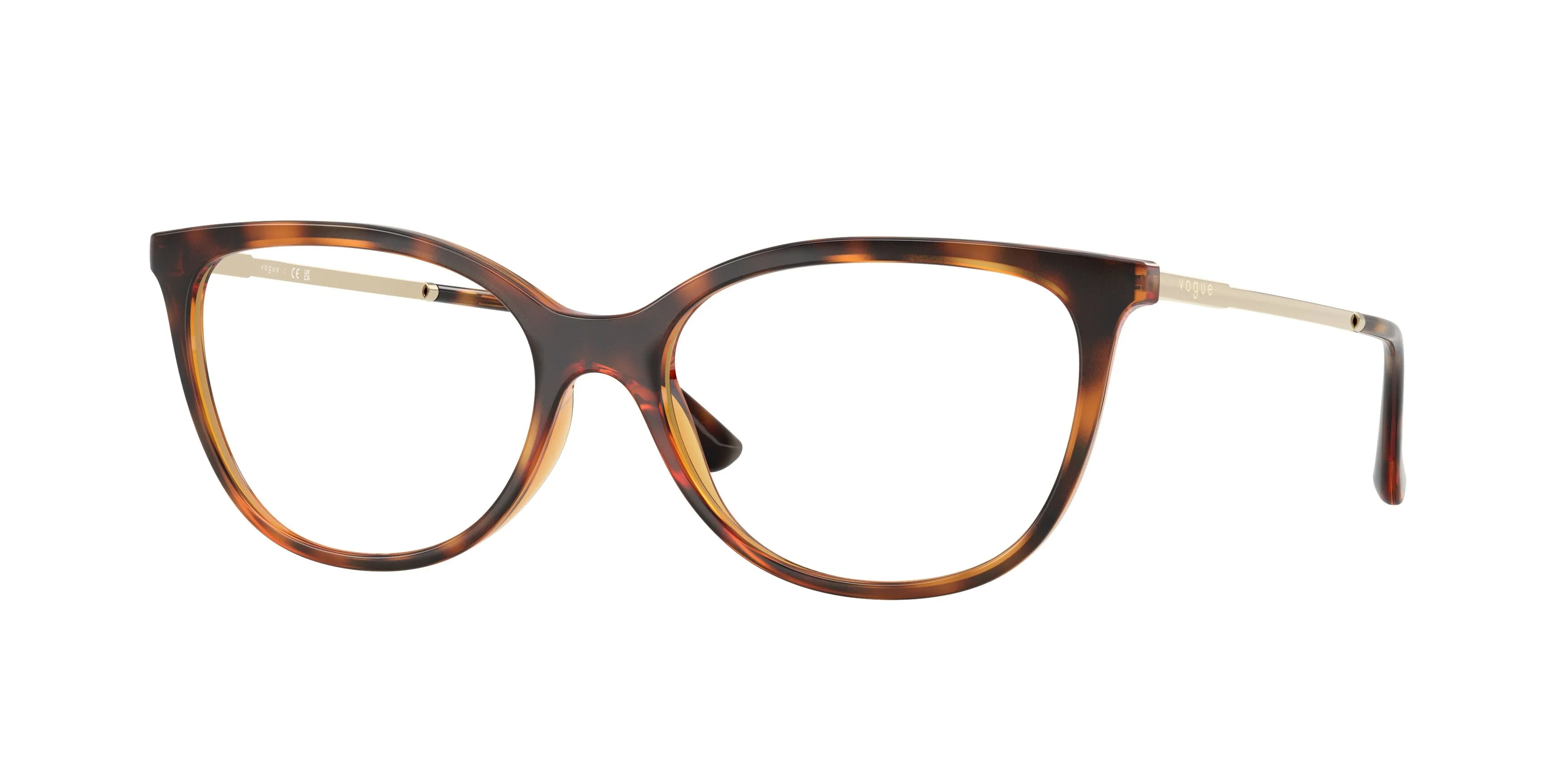 VOGUE EYEWEAR VO5673 W656 Montature da vista Nylon Marrone Rotonda Normale - immagine 1