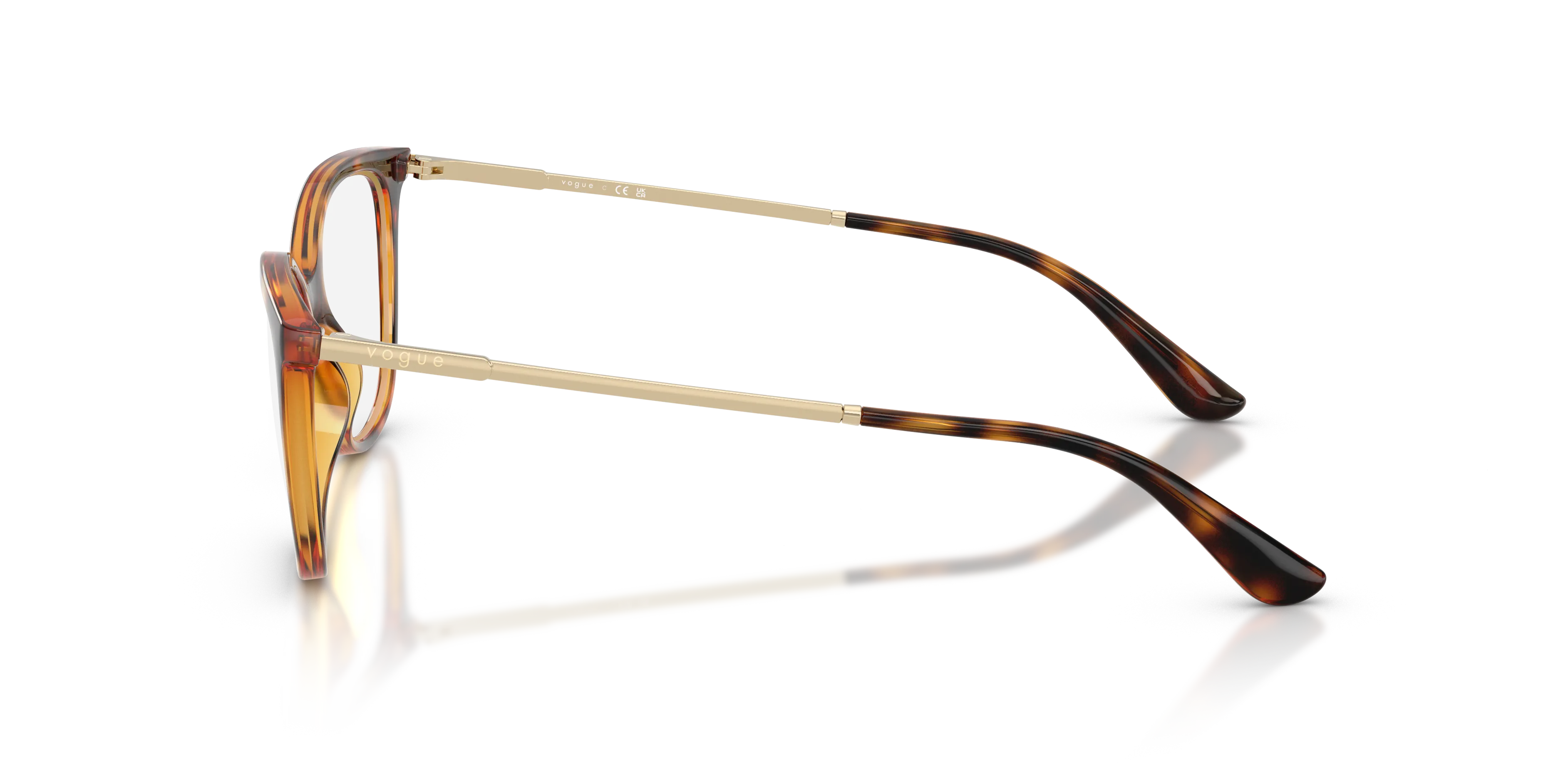VOGUE EYEWEAR VO5673 W656 Montature da vista Nylon Marrone Rotonda Normale - immagine 4