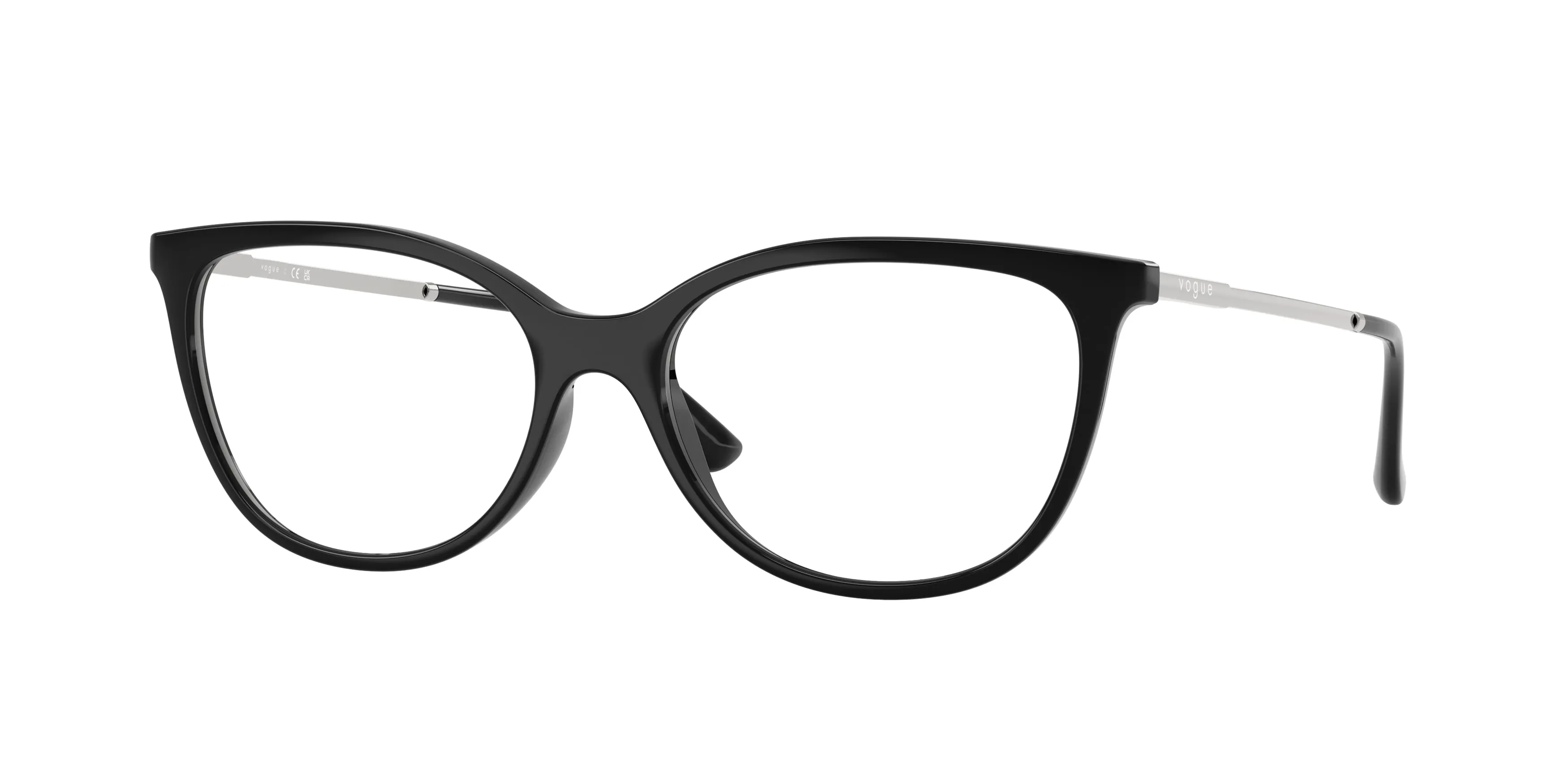 VOGUE EYEWEAR VO5673 W44 Montature da vista Nylon Nero Rotonda Normale - immagine 1