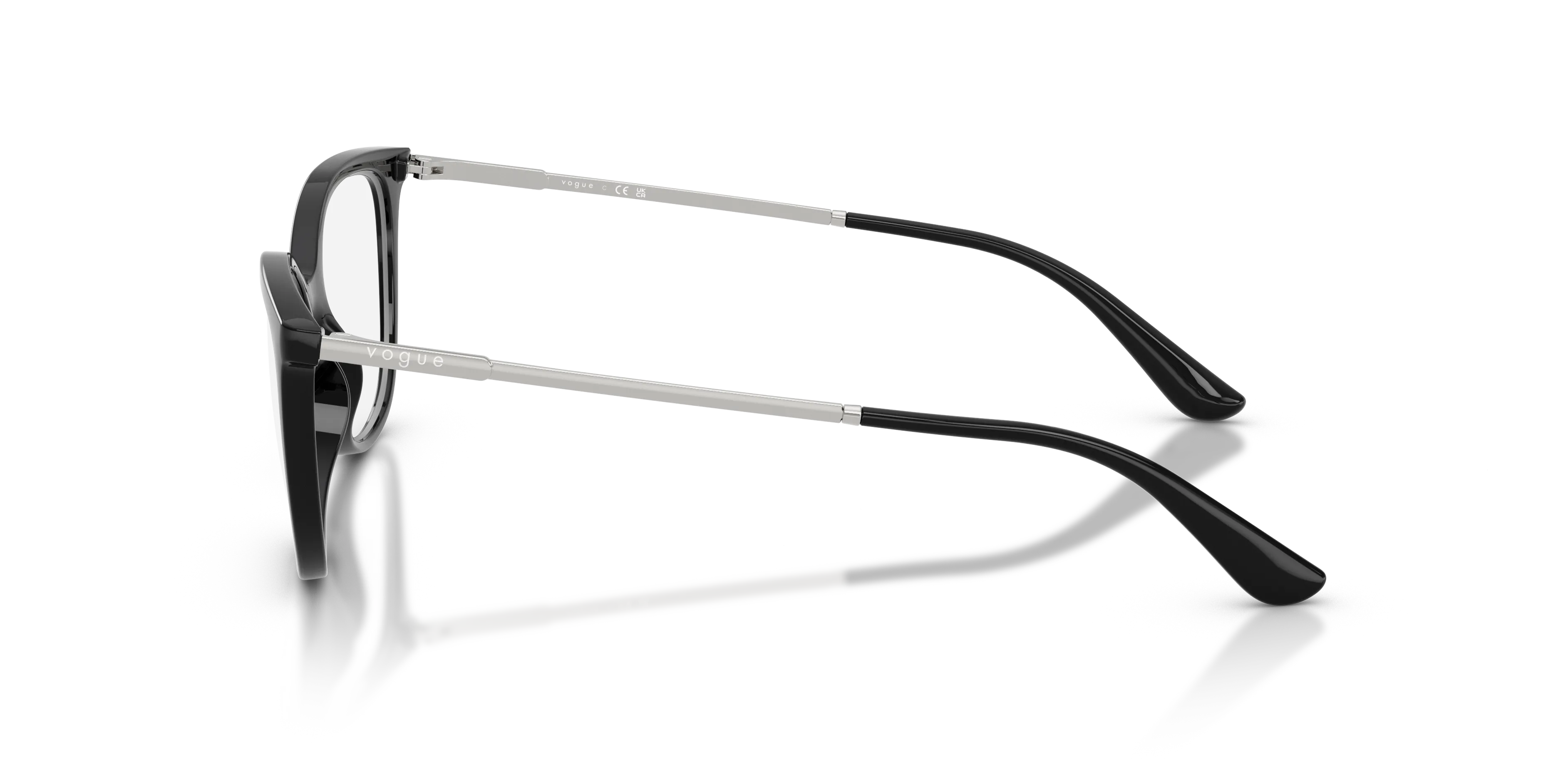 VOGUE EYEWEAR VO5673 W44 Montature da vista Nylon Nero Rotonda Normale - immagine 4