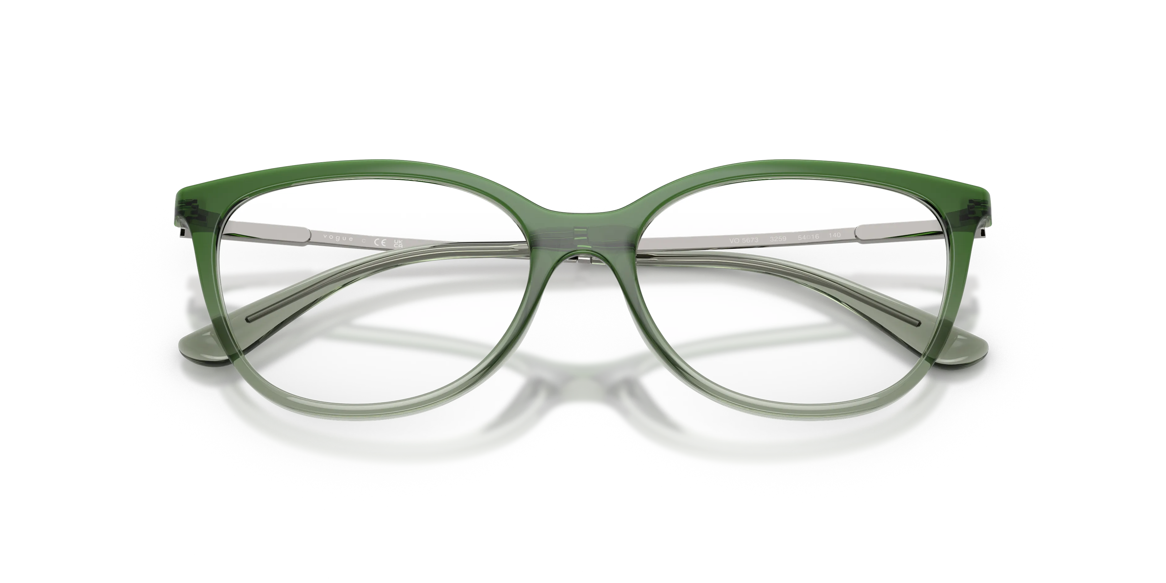 VOGUE EYEWEAR VO5673 3259 Montature da vista Nylon Verde Rotonda Normale - immagine 2