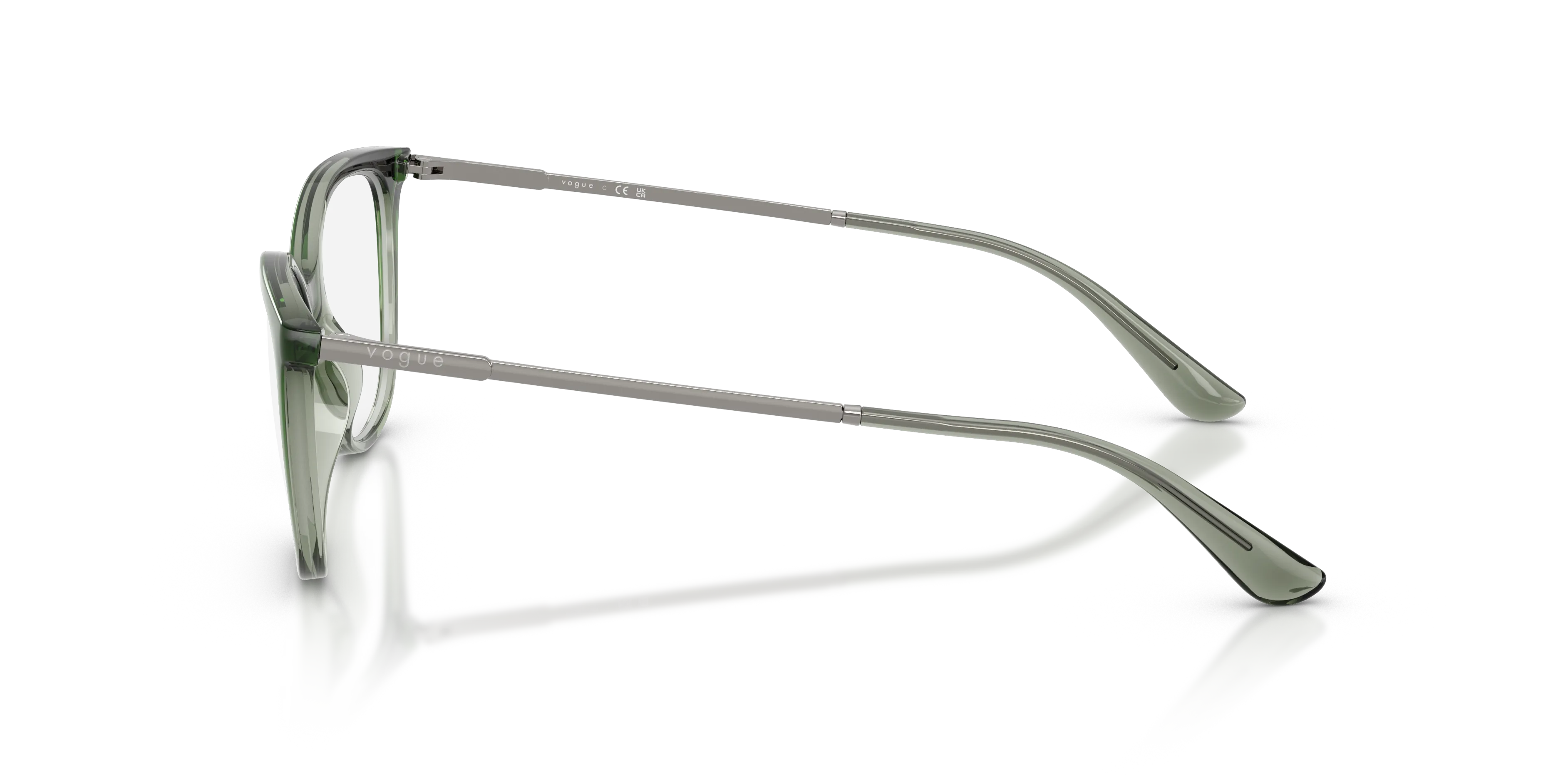 VOGUE EYEWEAR VO5673 3259 Montature da vista Nylon Verde Rotonda Normale - immagine 4