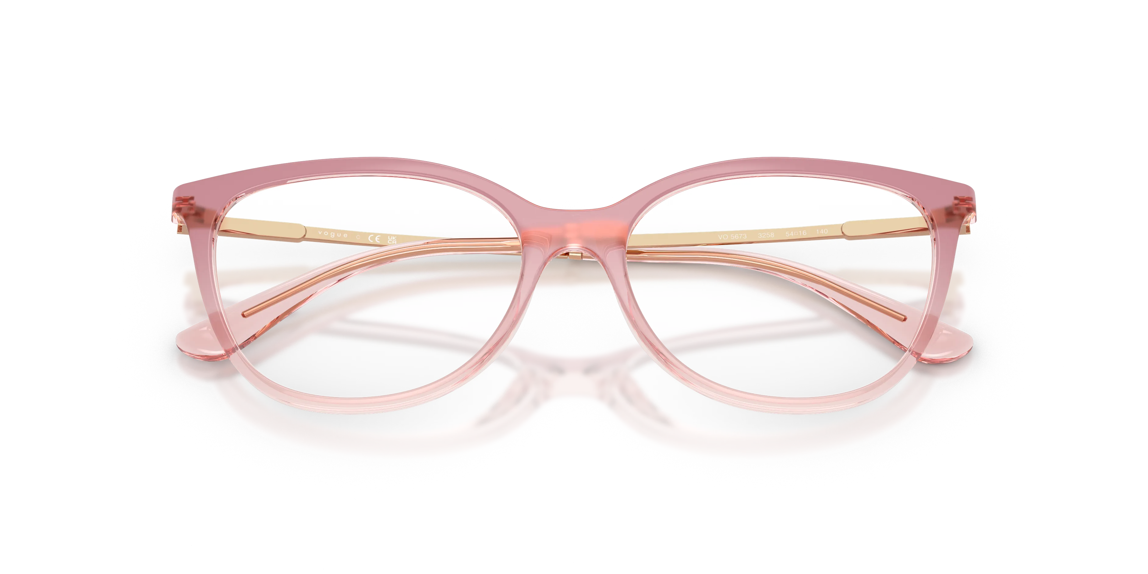VOGUE EYEWEAR VO5673 3258 Montature da vista Nylon Rosa Rotonda Normale - immagine 2
