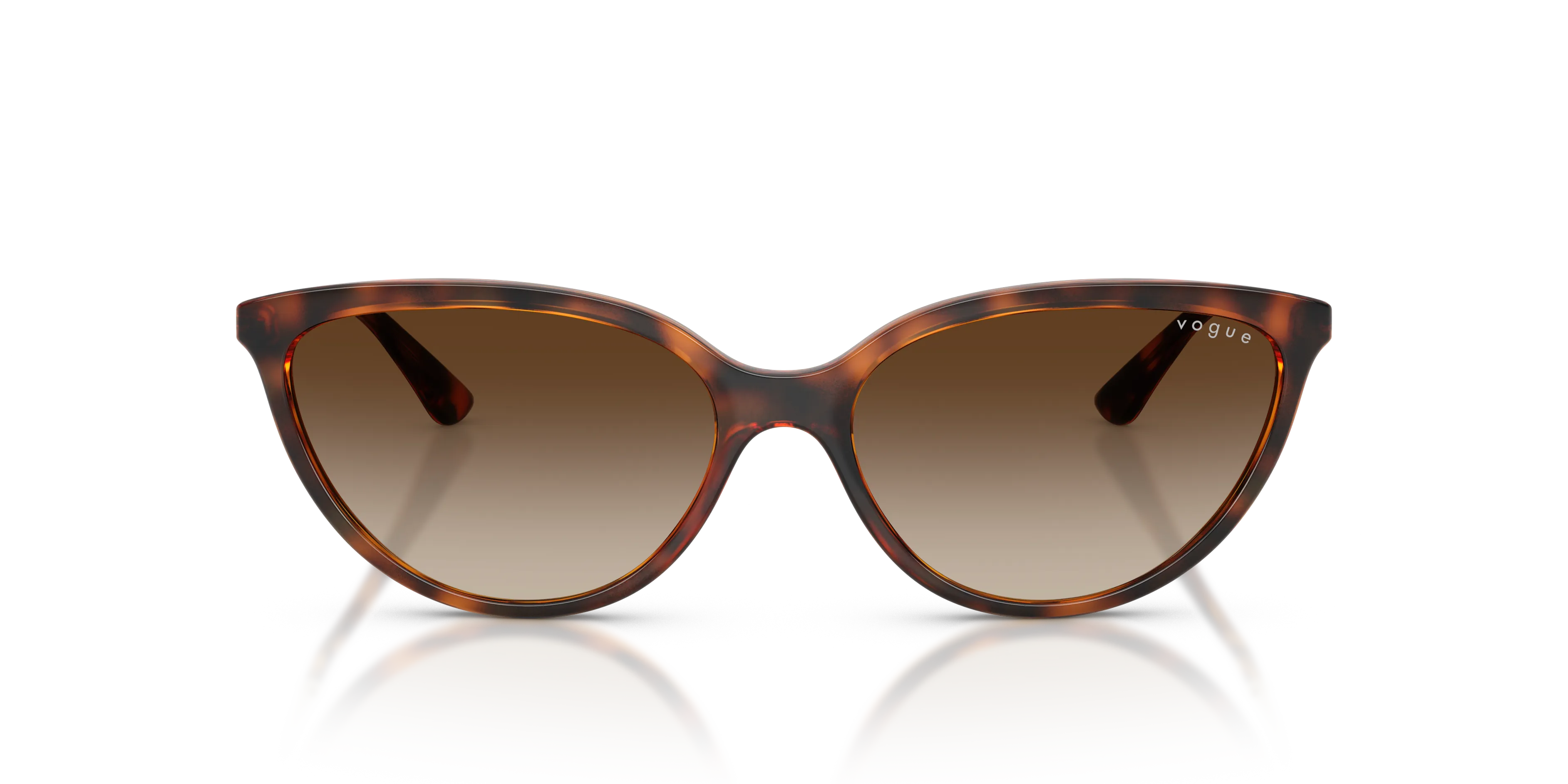 VOGUE EYEWEAR VO5672S W65613 Occhiali da sole Nylon Marrone Marrone Cat Eye Normale Sfumato - immagine 3