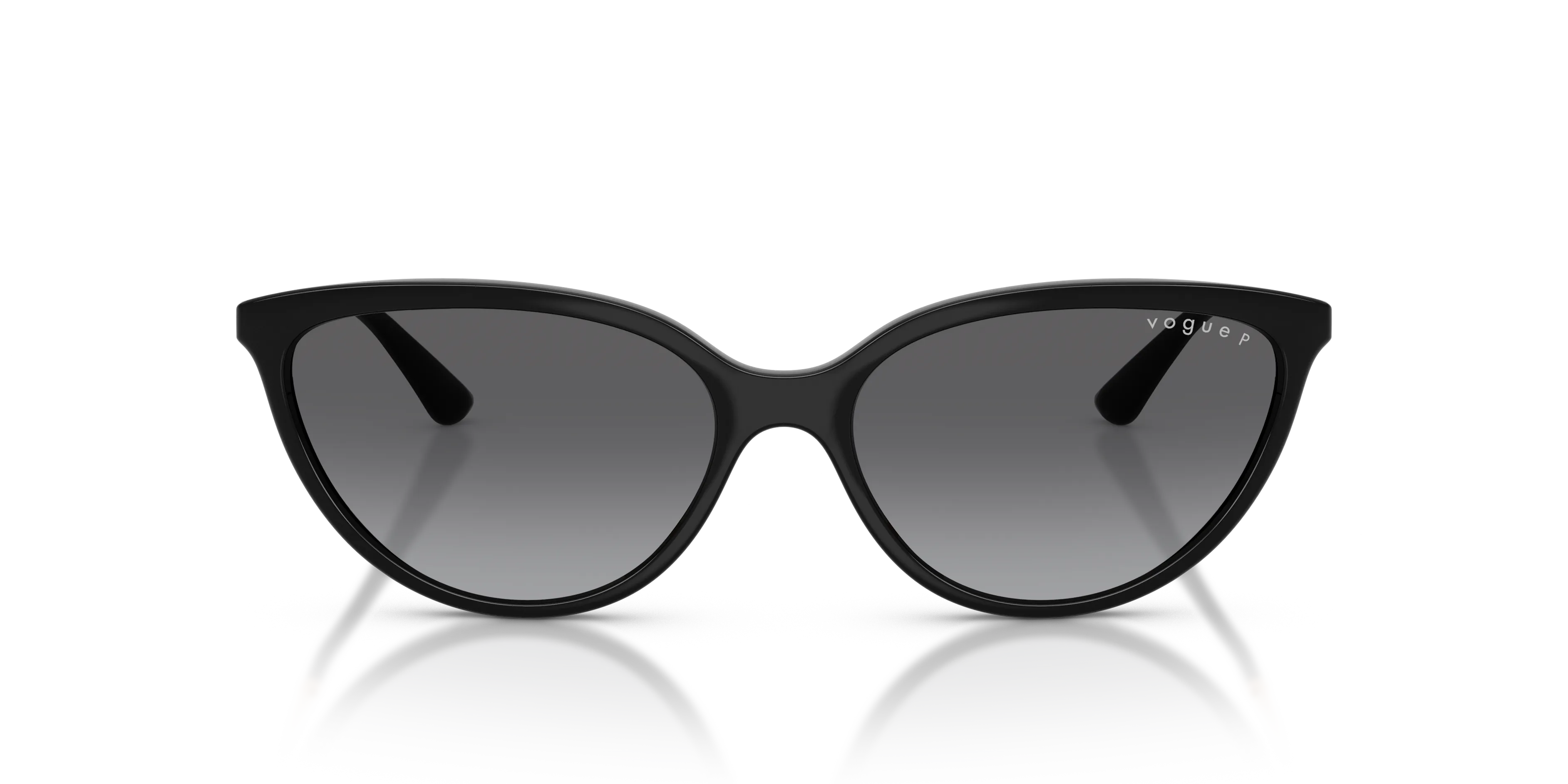 VOGUE EYEWEAR VO5672S W44/T3 Occhiali da sole Nylon Nero Grigio Cat Eye Polarizzata Sfumato - immagine 3