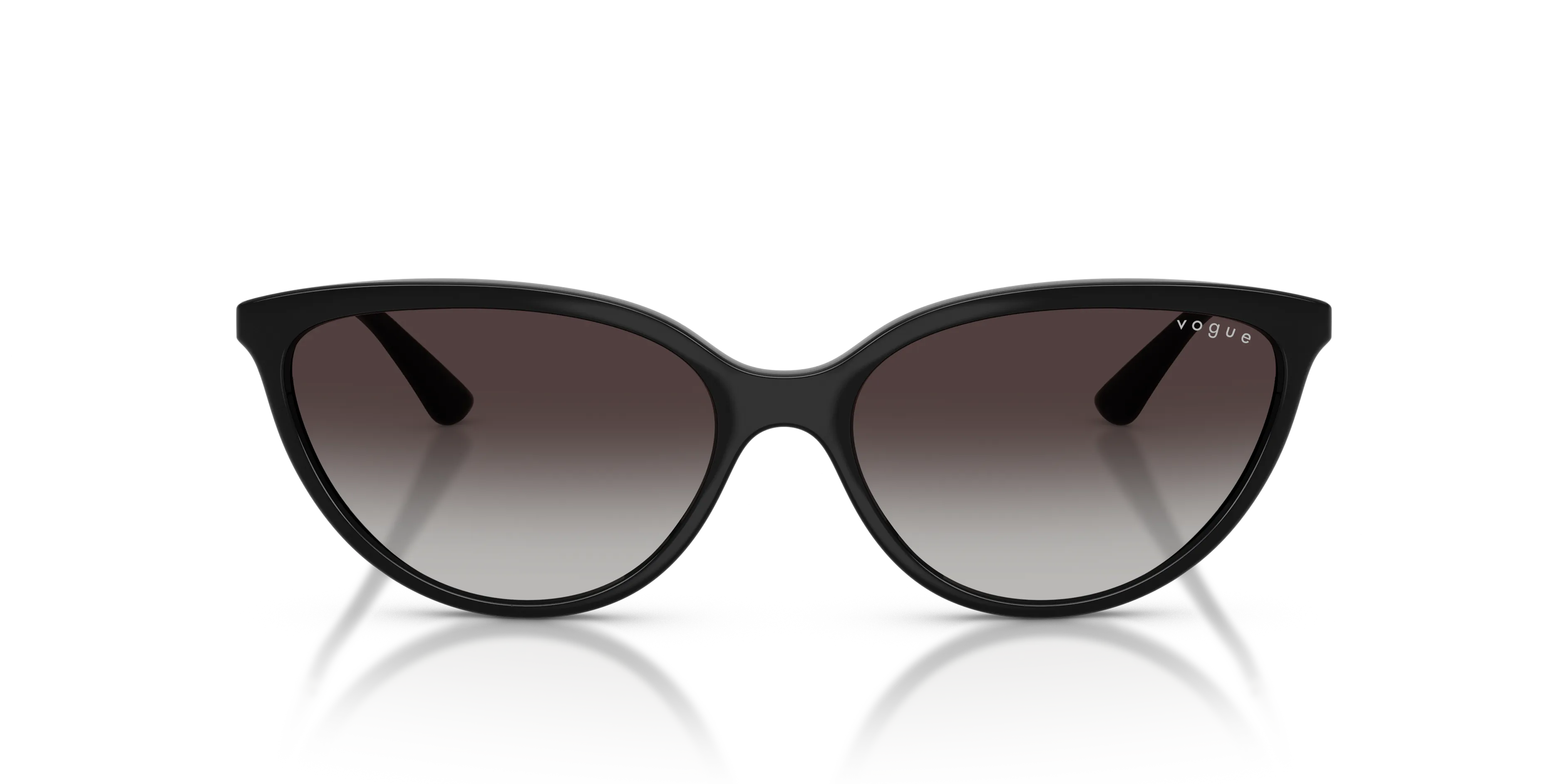VOGUE EYEWEAR VO5672S W44/8G Occhiali da sole Nylon Nero Grigio Cat Eye Normale Sfumato - immagine 3