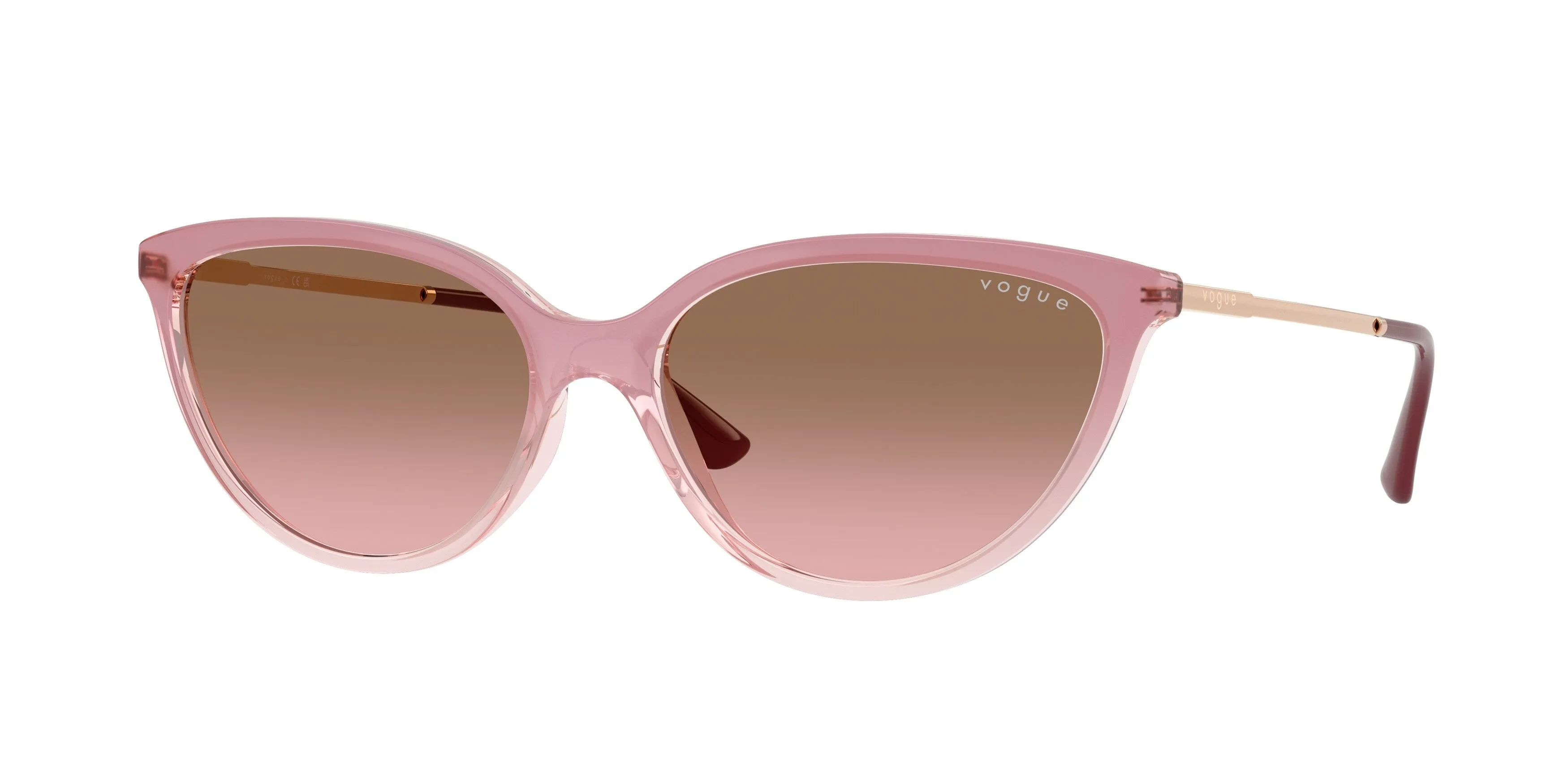 VOGUE EYEWEAR VO5672S 325814 Occhiali da sole Nylon Rosa Rosa Cat Eye Normale Sfumato - immagine 1