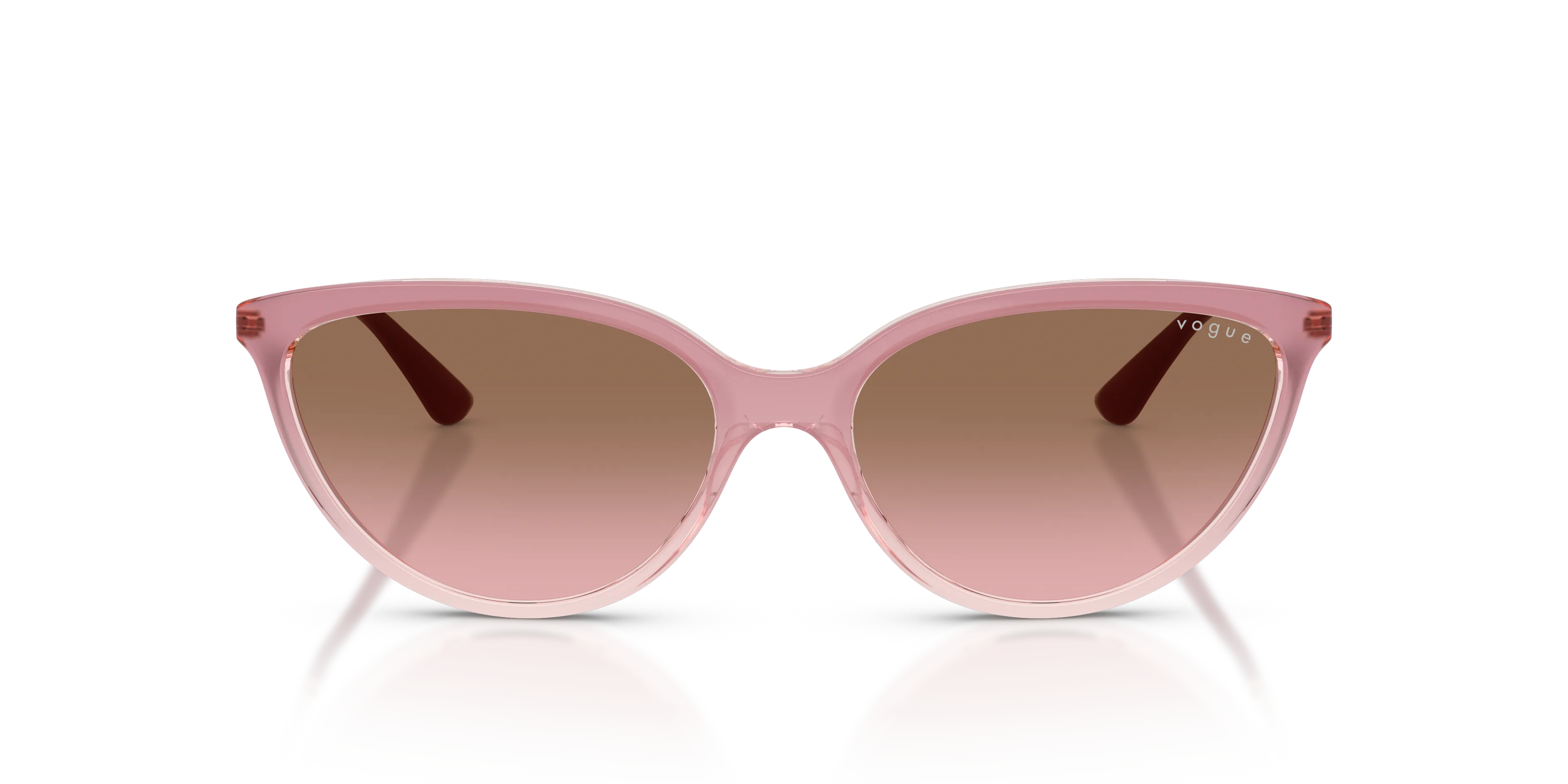 VOGUE EYEWEAR VO5672S 325814 Occhiali da sole Nylon Rosa Rosa Cat Eye Normale Sfumato - immagine 3