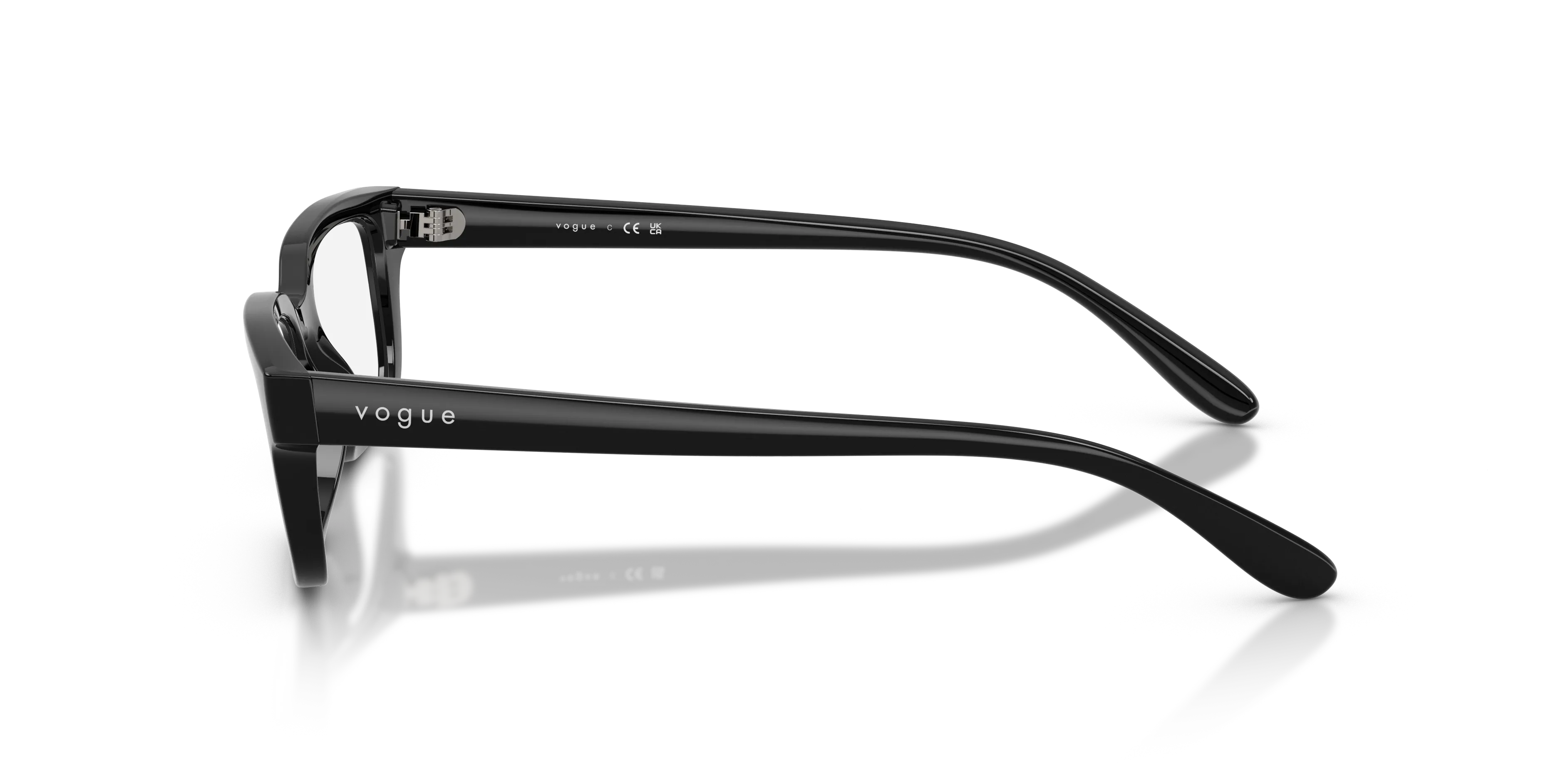 VOGUE EYEWEAR VO5671 W44 Montature da vista Nylon Nero Squadrata Normale - immagine 4