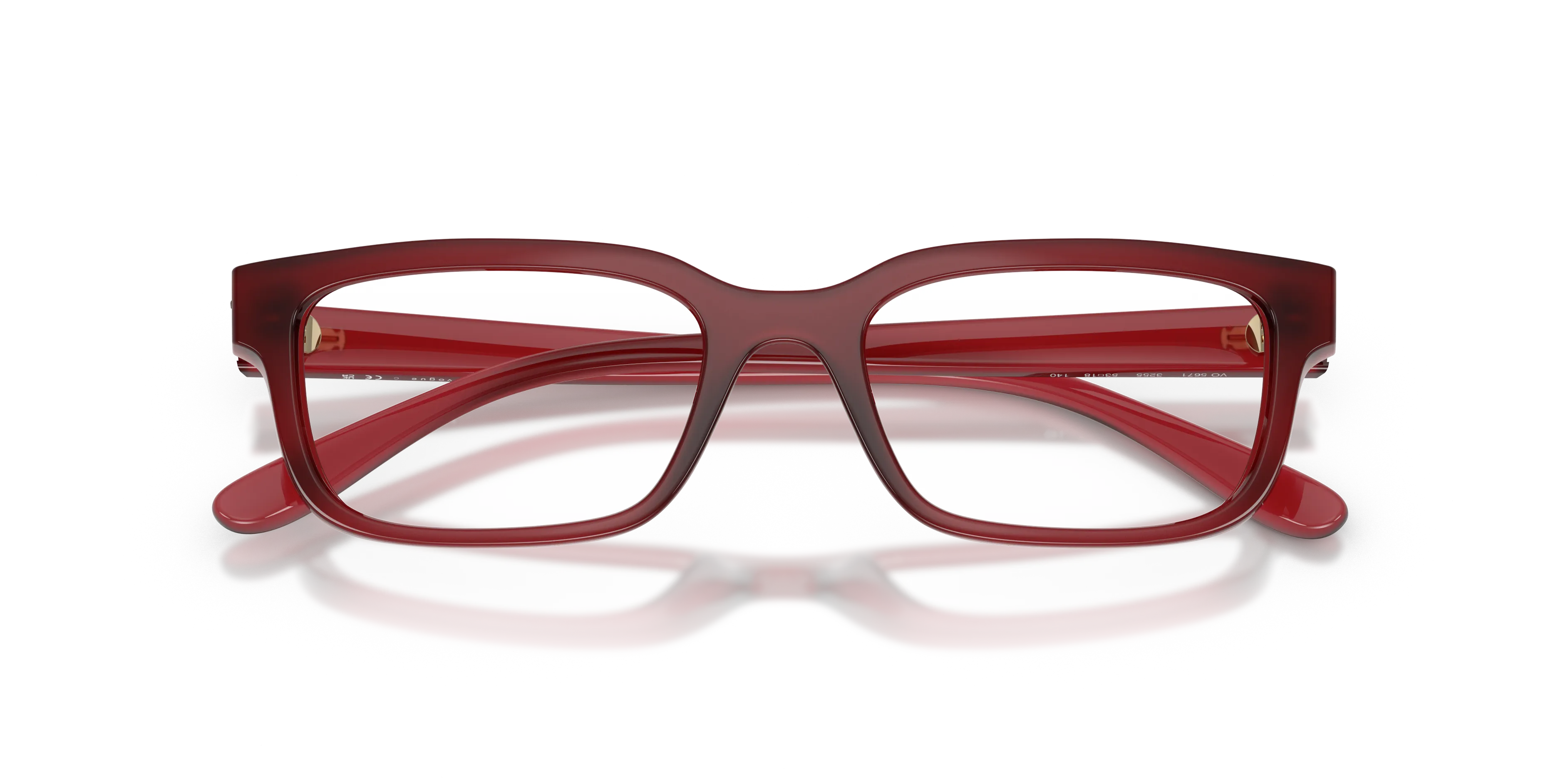 VOGUE EYEWEAR VO5671 3255 Montature da vista Nylon Rosso Squadrata Normale - immagine 2