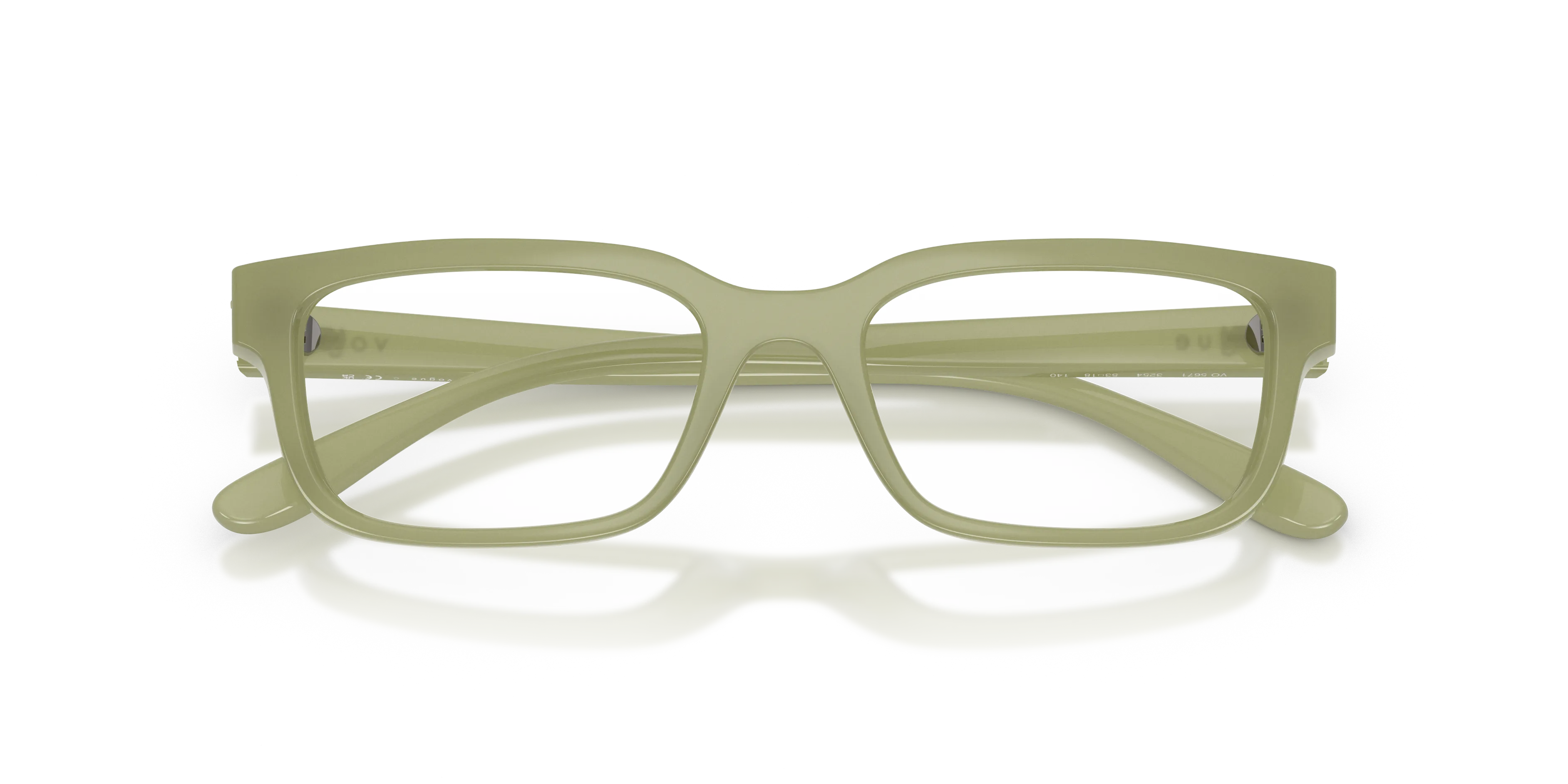 VOGUE EYEWEAR VO5671 3254 Montature da vista Nylon Verde Squadrata Normale - immagine 2