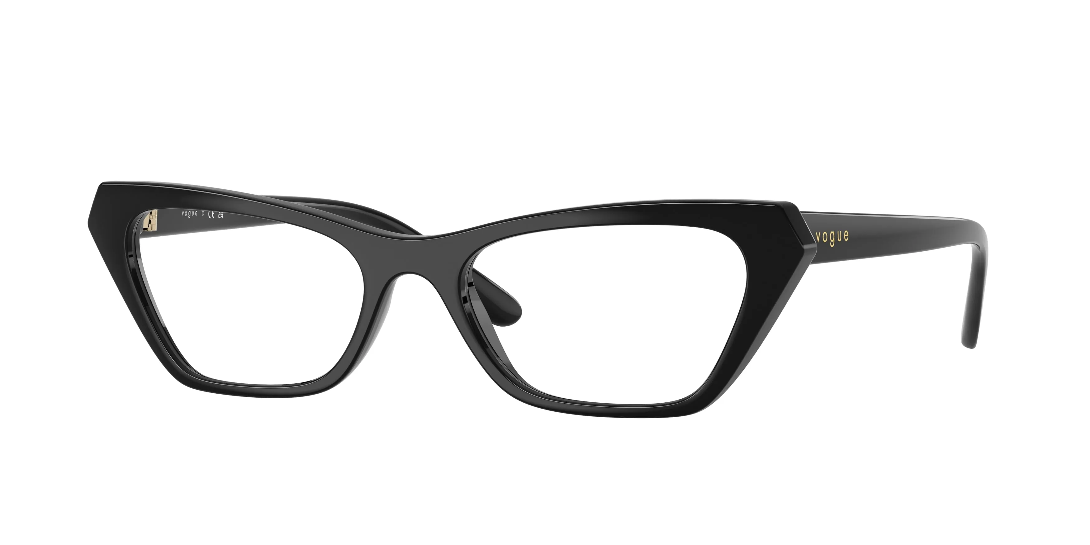 VOGUE EYEWEAR VO5670 W44 Montature da vista Nylon Nero Cat Eye Normale - immagine 1