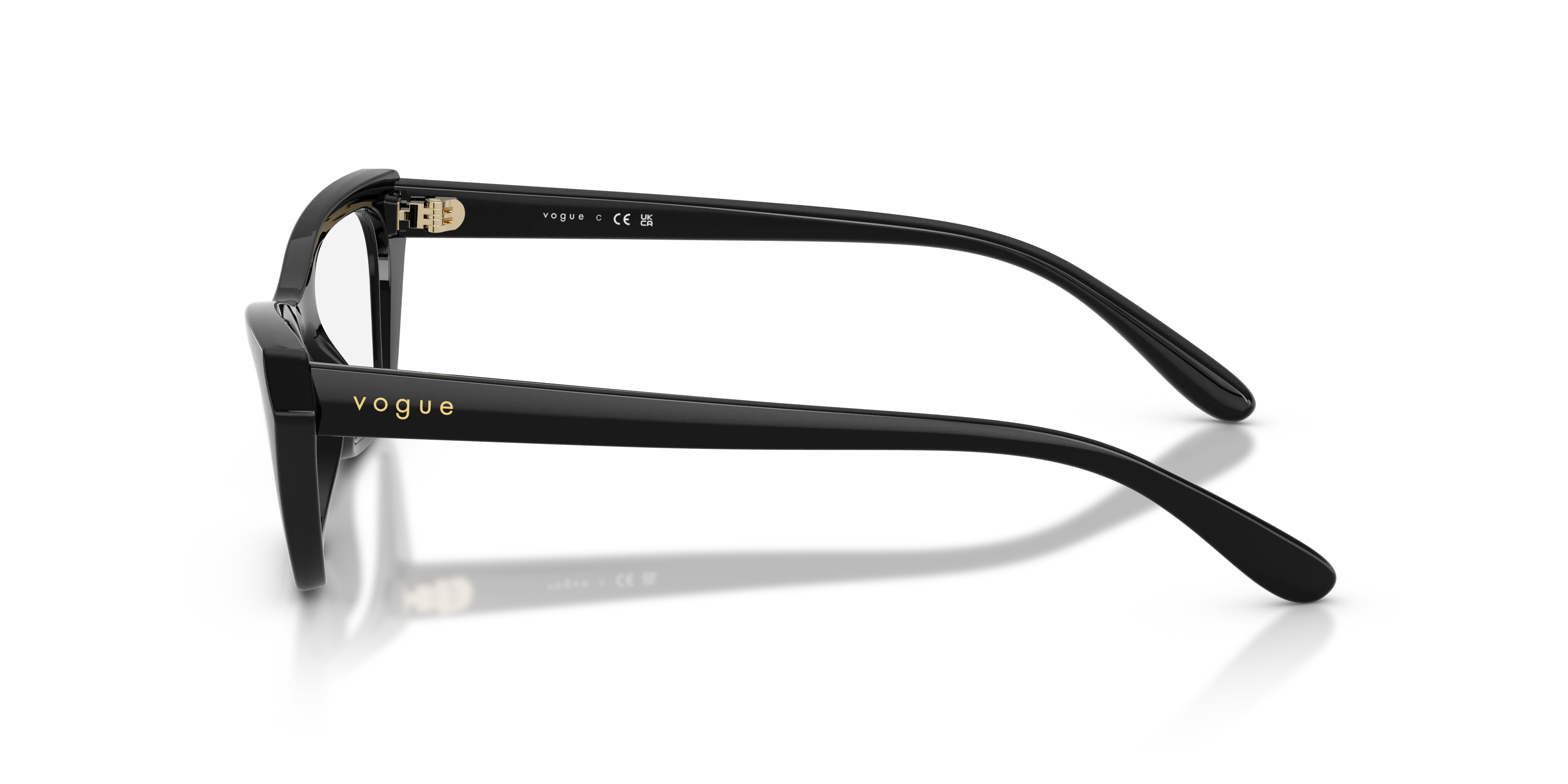 VOGUE EYEWEAR VO5670 W44 Montature da vista Nylon Nero Cat Eye Normale - immagine 4