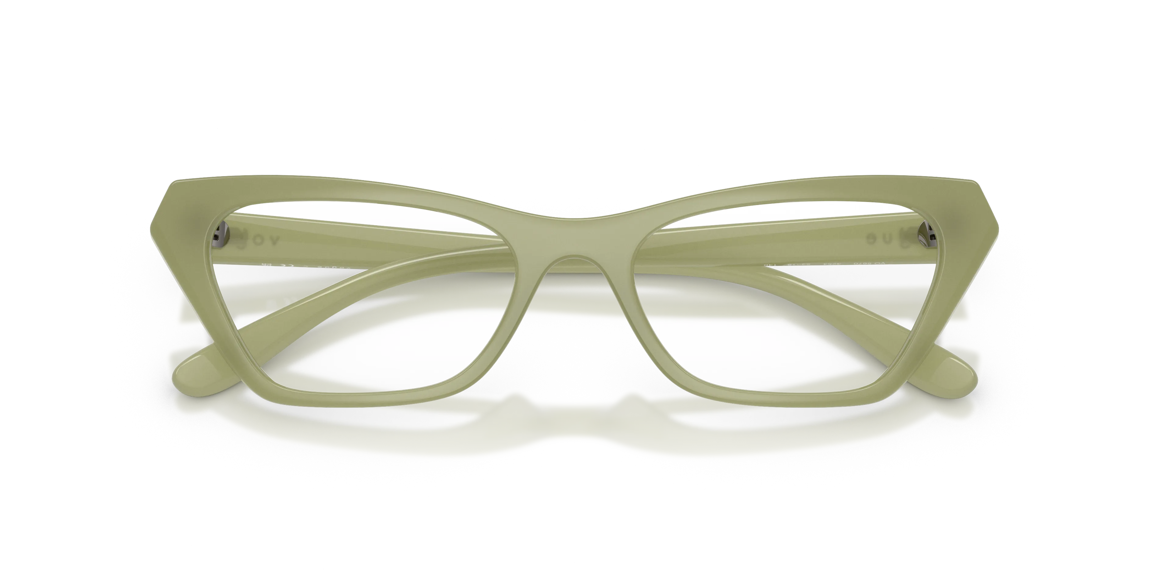VOGUE EYEWEAR VO5670 3254 Montature da vista Nylon Verde Cat Eye Normale - immagine 2