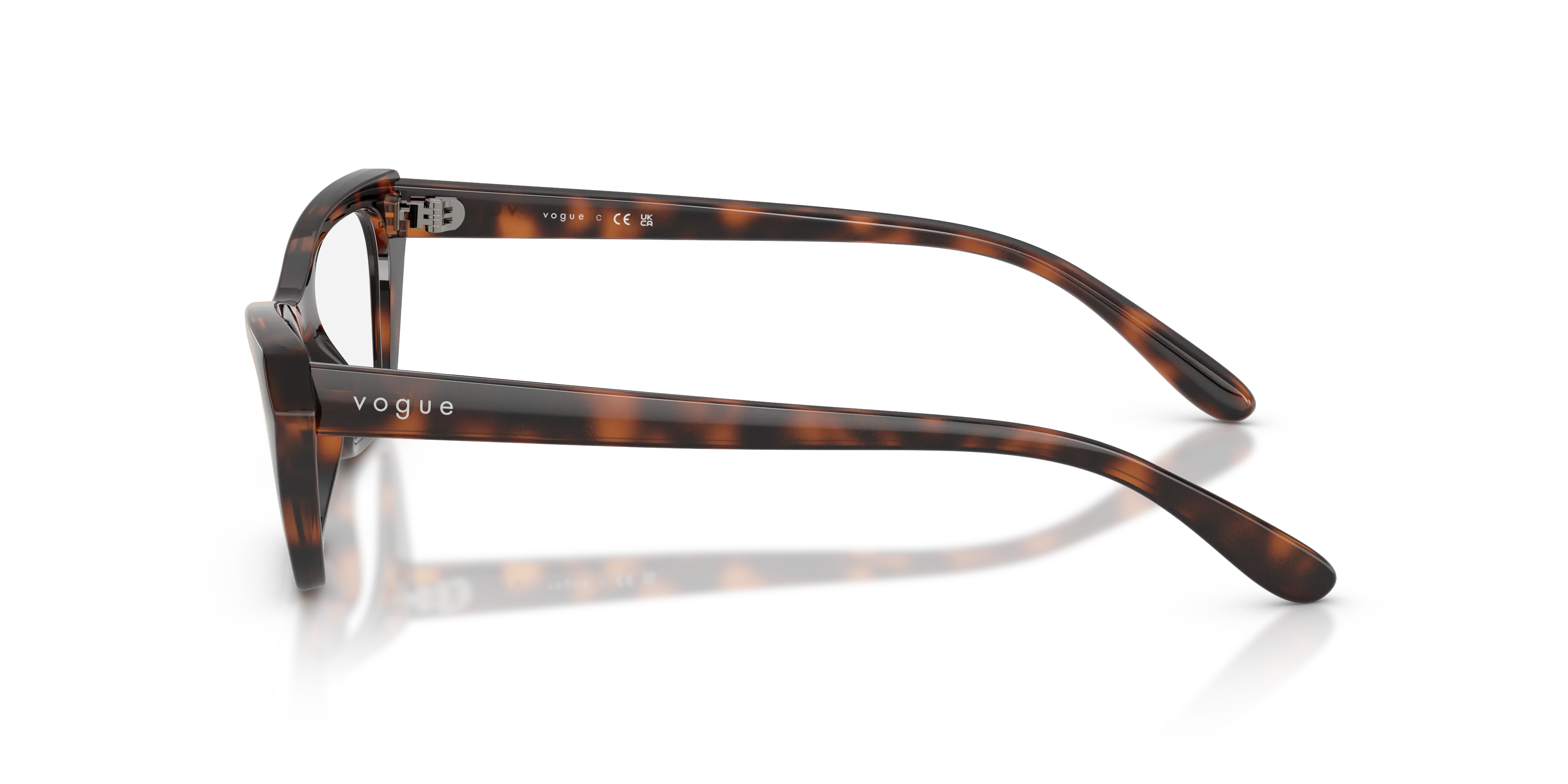 VOGUE EYEWEAR VO5670 2718 Montature da vista Nylon Marrone Cat Eye Normale - immagine 4