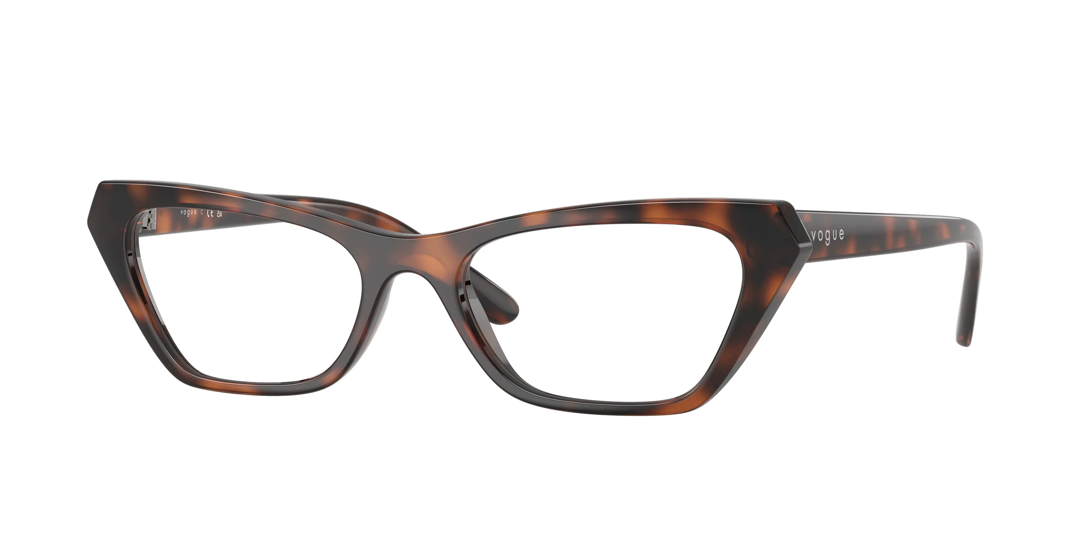 VOGUE EYEWEAR VO5670 2718 Montature da vista Nylon Marrone Cat Eye Normale - immagine 1