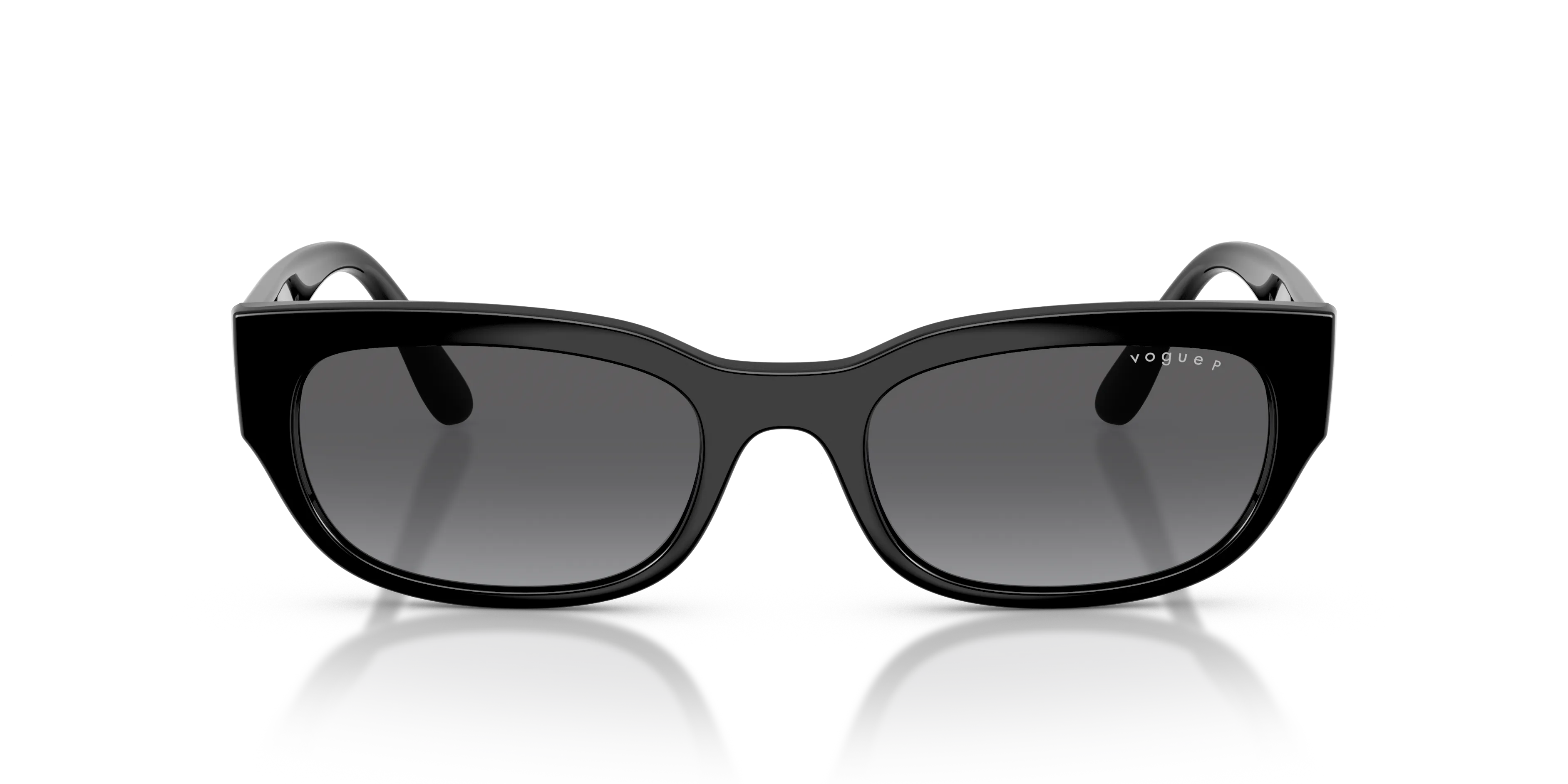 VOGUE EYEWEAR VO5669S W44/T3 Occhiali da sole Nylon Nero Grigio Pillow Polarizzata Sfumato - immagine 3