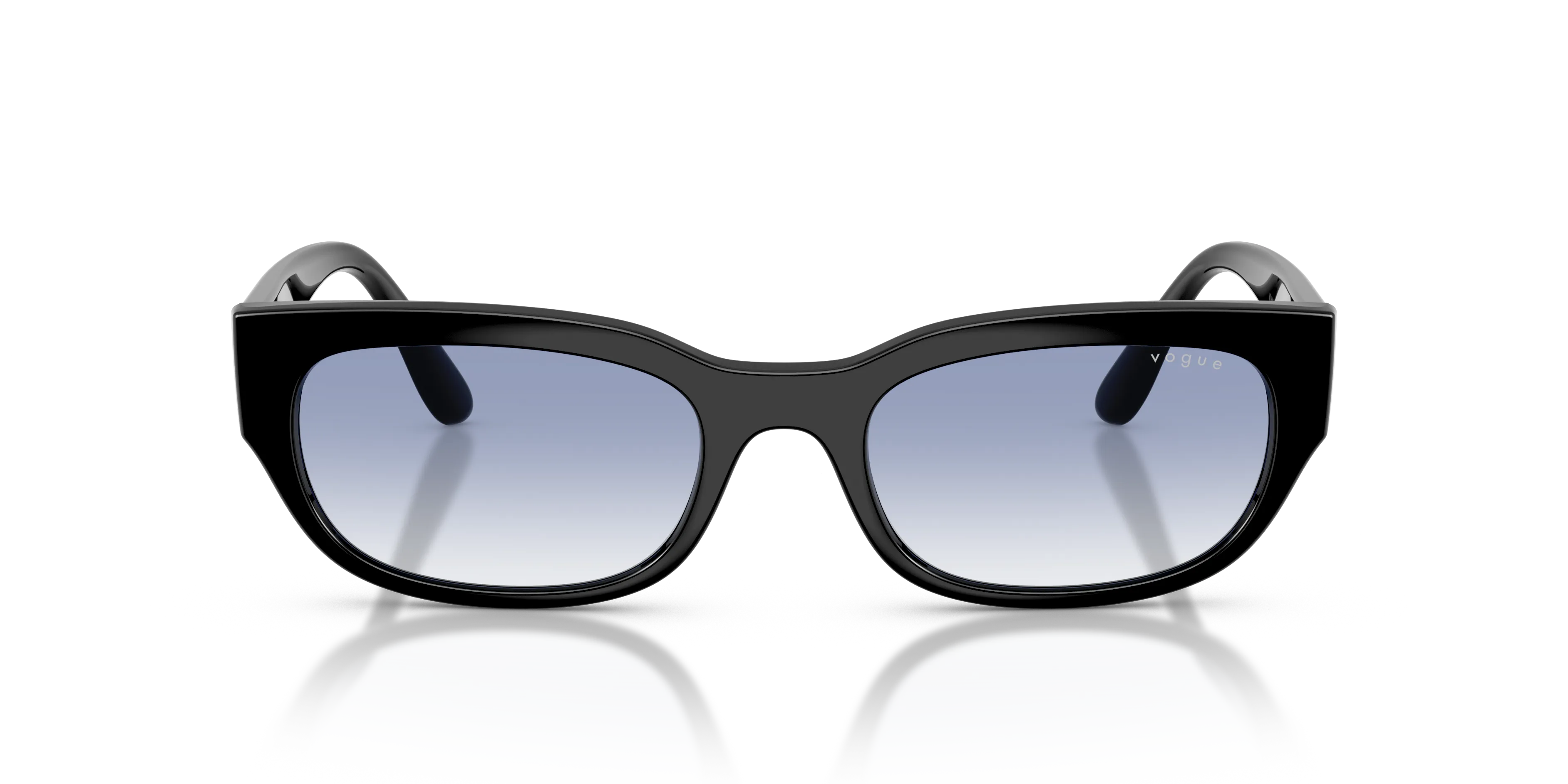 VOGUE EYEWEAR VO5669S W44/19 Occhiali da sole Nylon Nero Blu Pillow Normale Sfumato - immagine 3