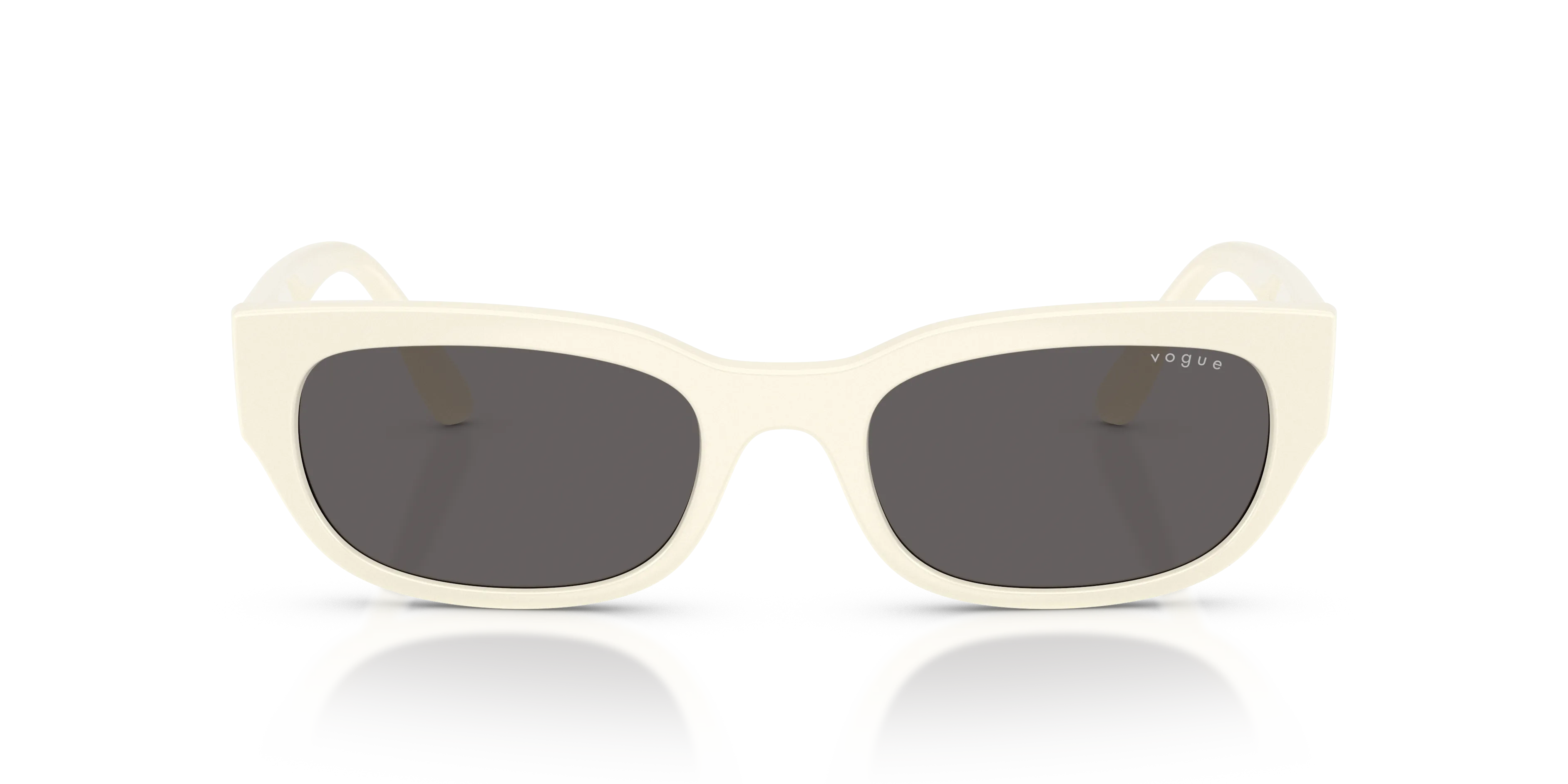 VOGUE EYEWEAR VO5669S 316787 Occhiali da sole Nylon Bianco Grigio Pillow Normale - immagine 3