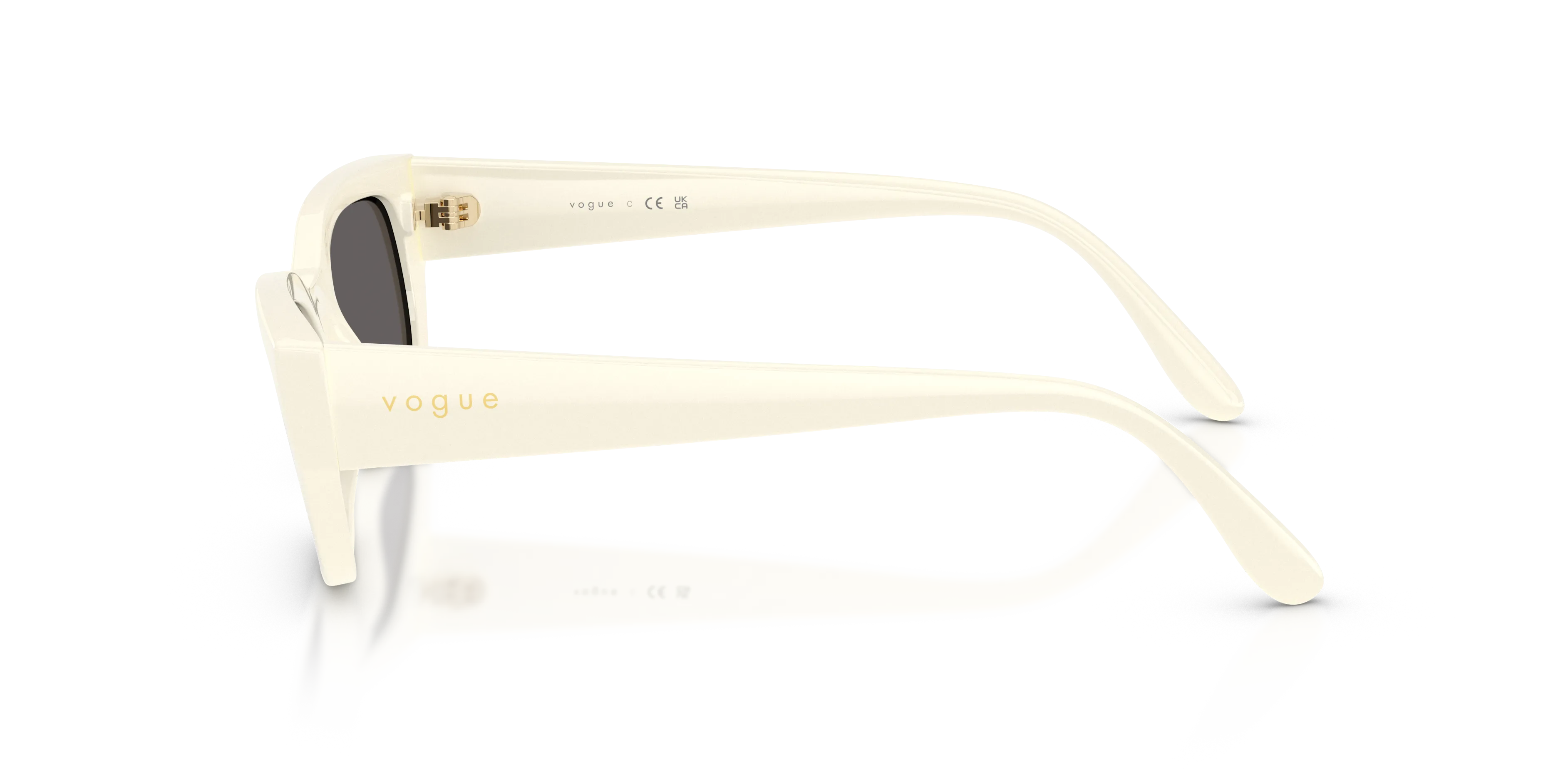 VOGUE EYEWEAR VO5669S 316787 Occhiali da sole Nylon Bianco Grigio Pillow Normale - immagine 4