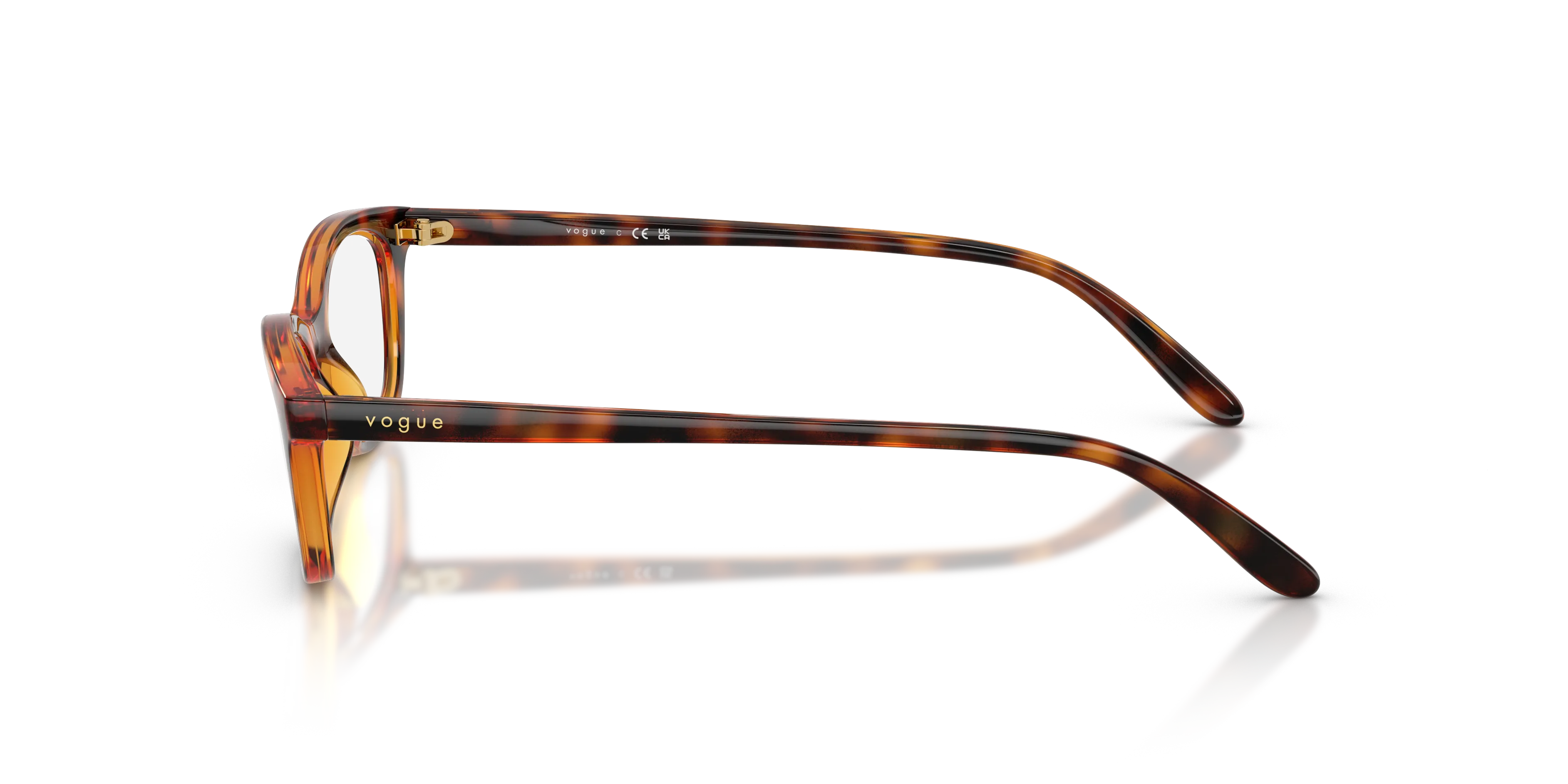 VOGUE EYEWEAR VO5668 W656 Montature da vista Nylon Marrone Cat Eye Normale - immagine 4