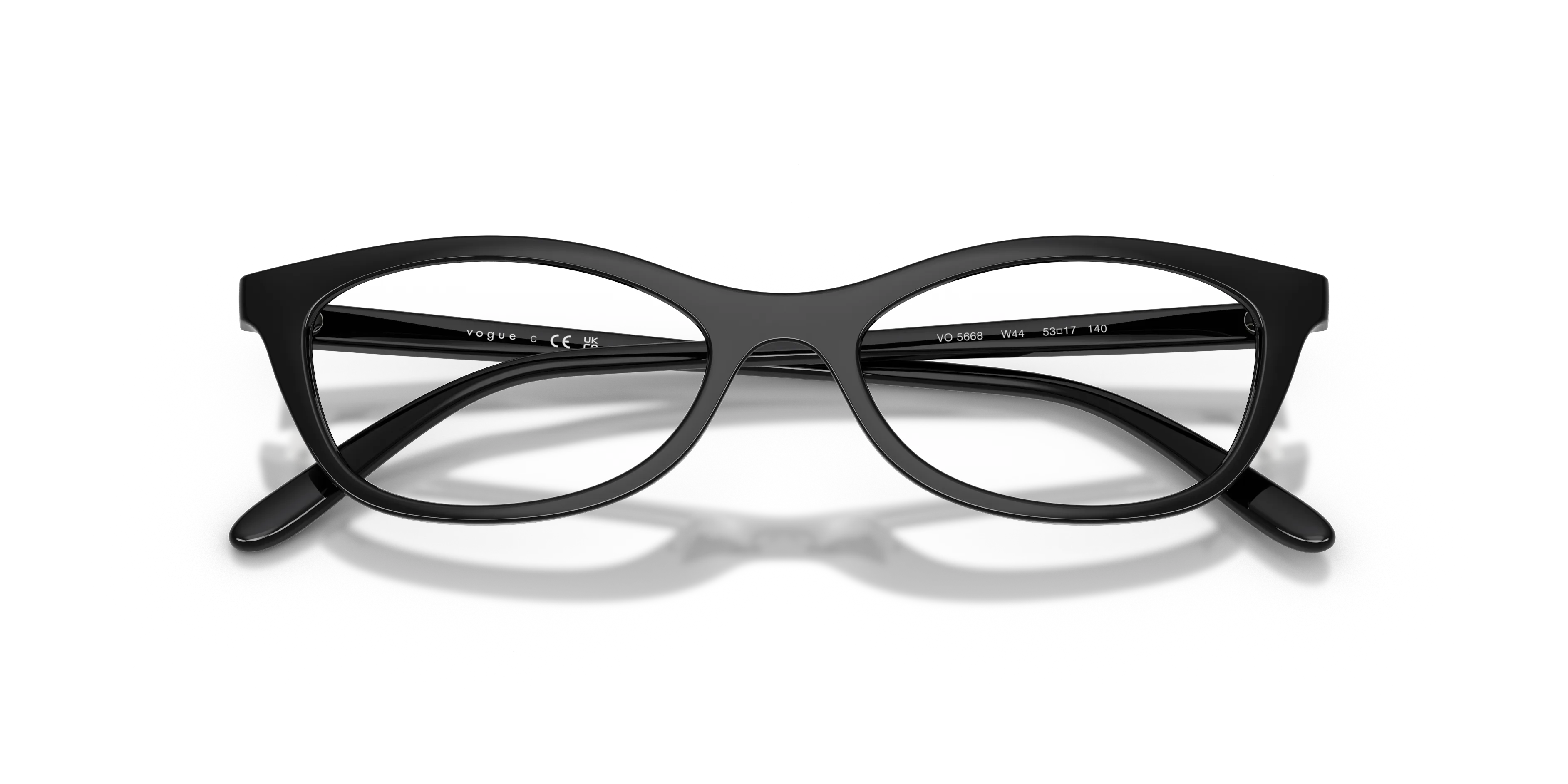 VOGUE EYEWEAR VO5668 W44 Montature da vista Nylon Nero Cat Eye Normale - immagine 2