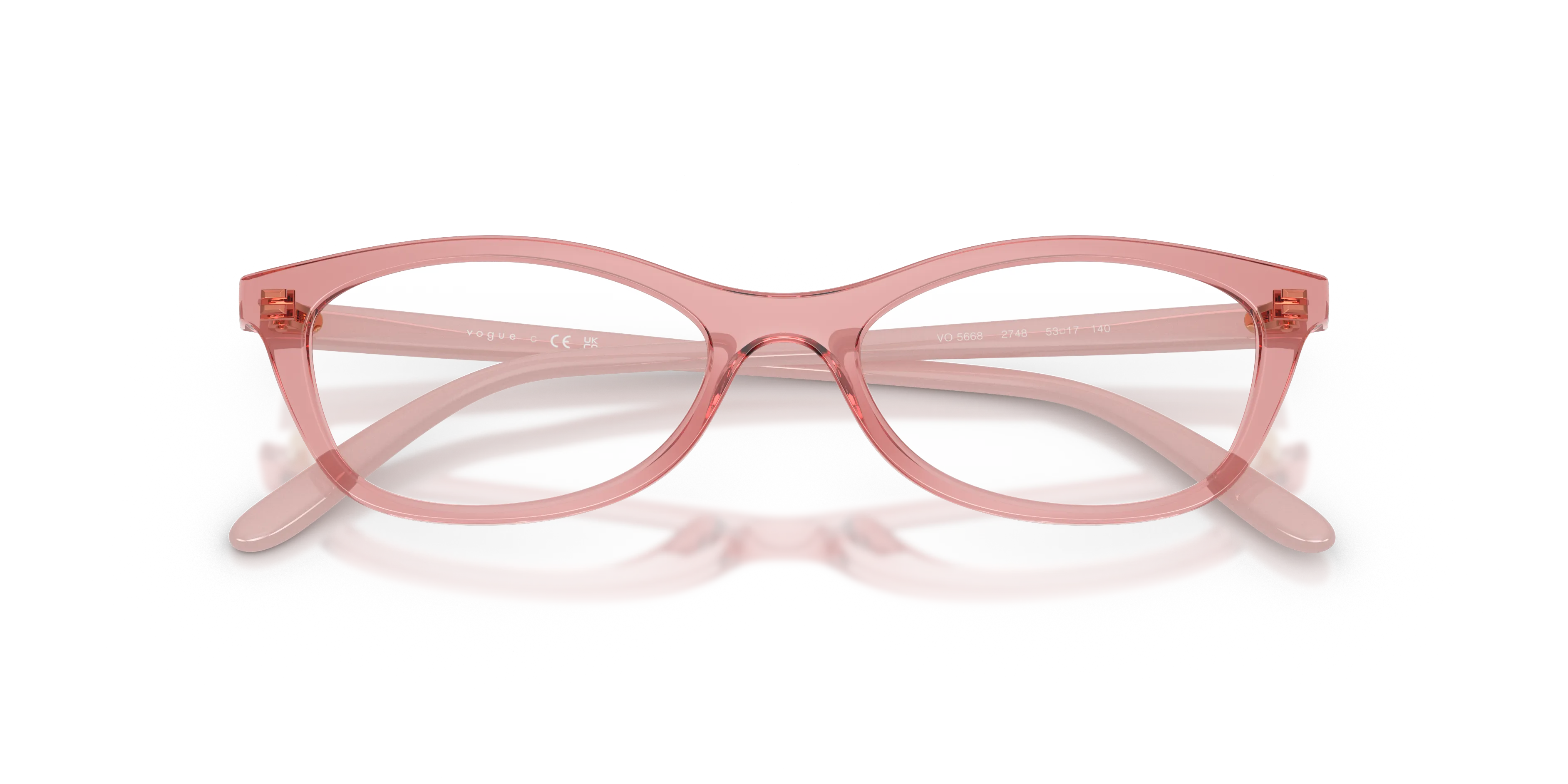 VOGUE EYEWEAR VO5668 2748 Montature da vista Nylon Rosa Cat Eye Normale - immagine 2