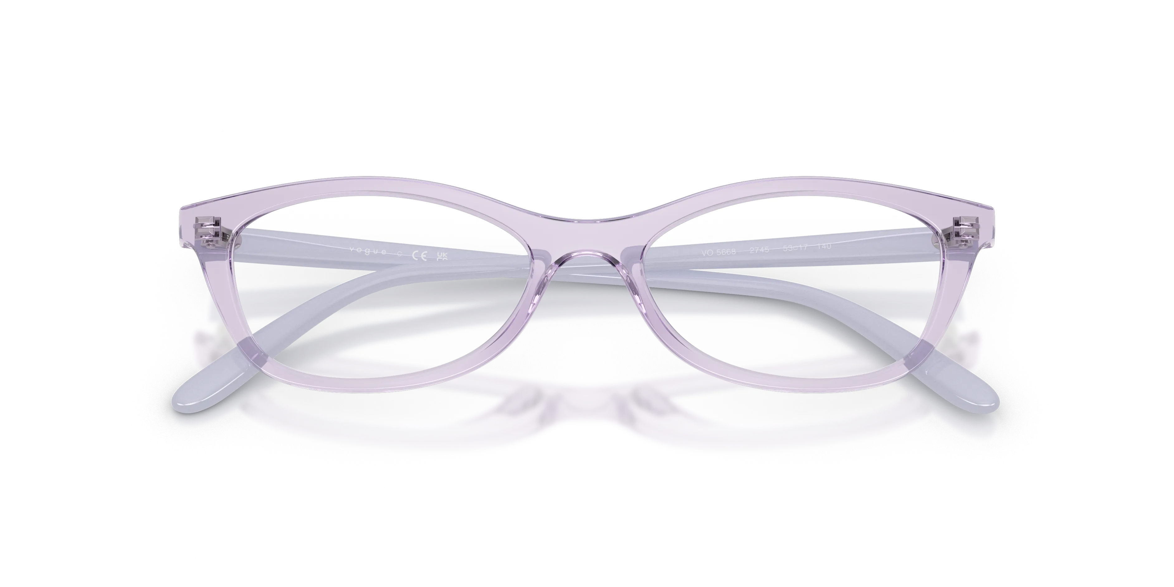 VOGUE EYEWEAR VO5668 2745 Montature da vista Nylon Viola Cat Eye Normale - immagine 2