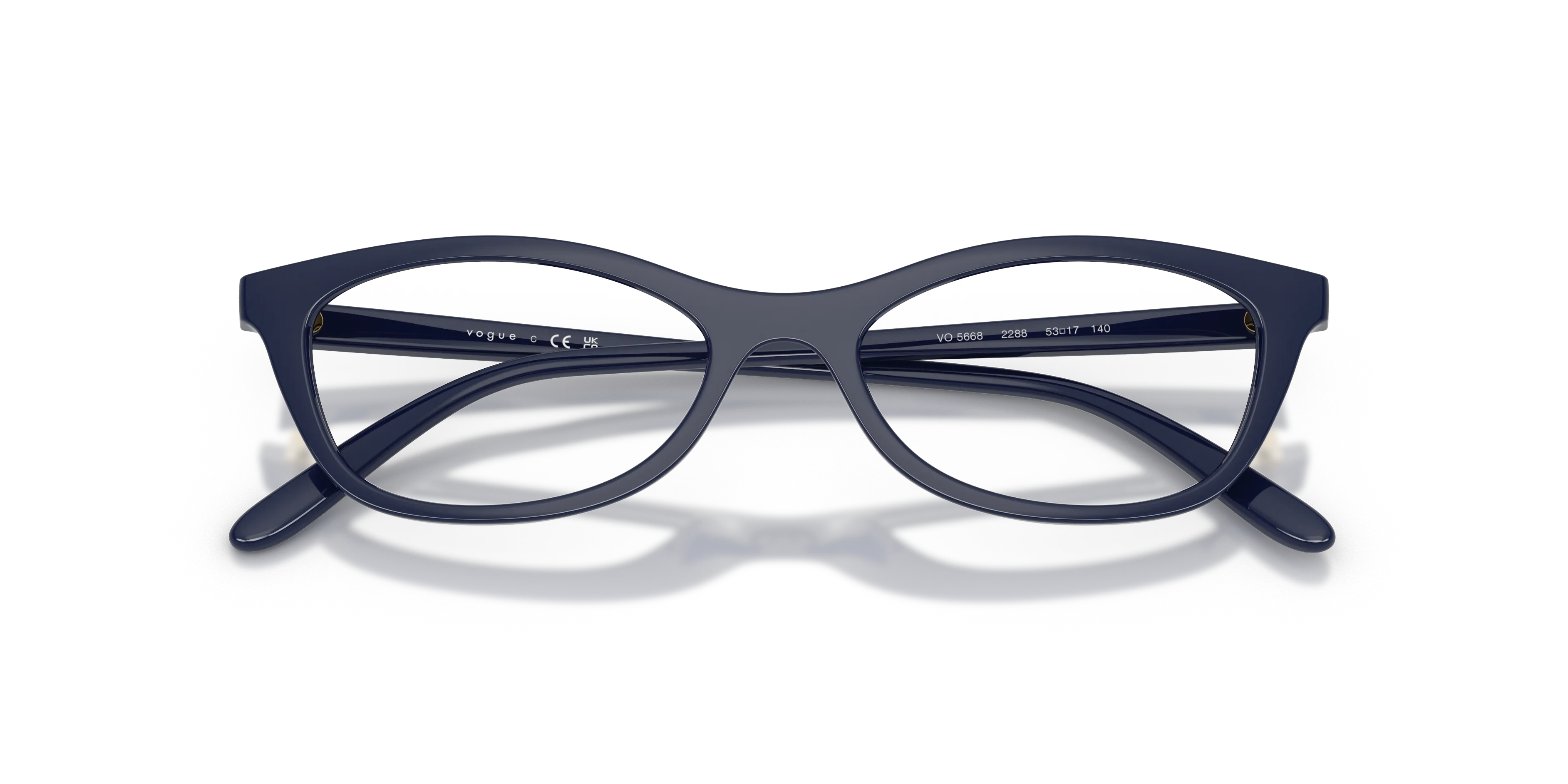 VOGUE EYEWEAR VO5668 2288 Montature da vista Nylon Blu Cat Eye Normale - immagine 2