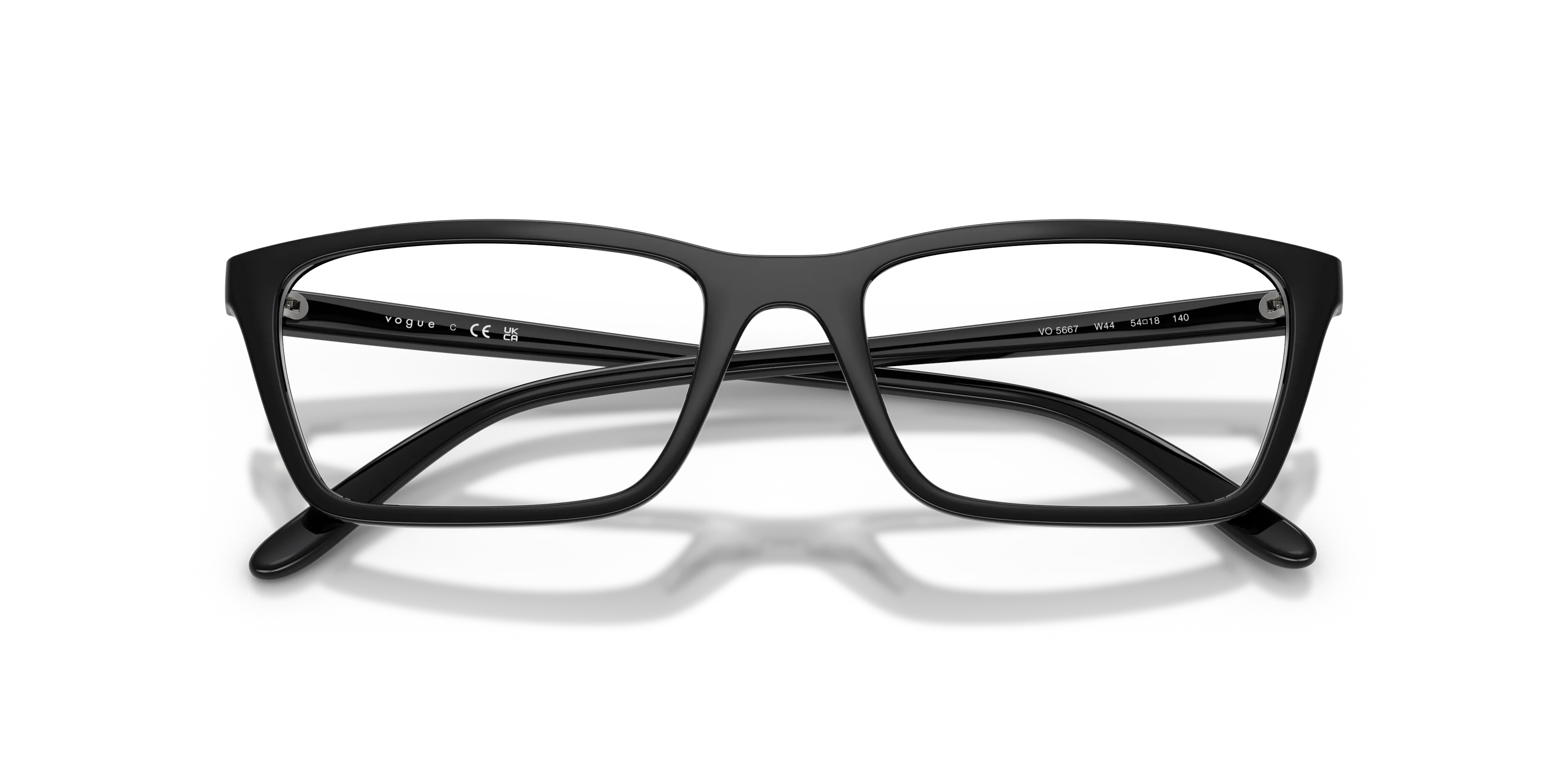VOGUE EYEWEAR VO5667 W44 Montature da vista Nylon Nero Pillow Normale - immagine 2