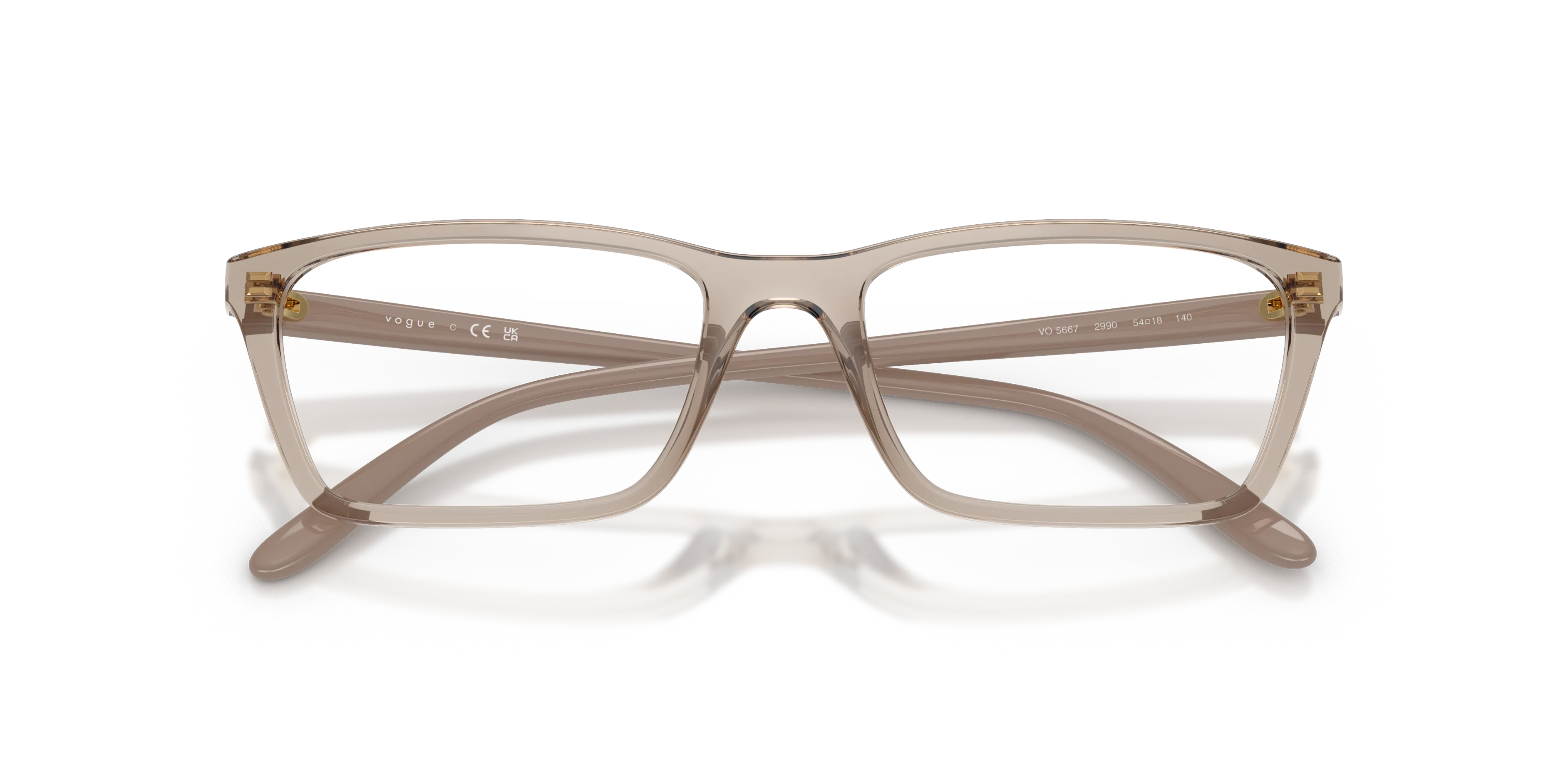VOGUE EYEWEAR VO5667 2990 Montature da vista Nylon Marrone Pillow Normale - immagine 2