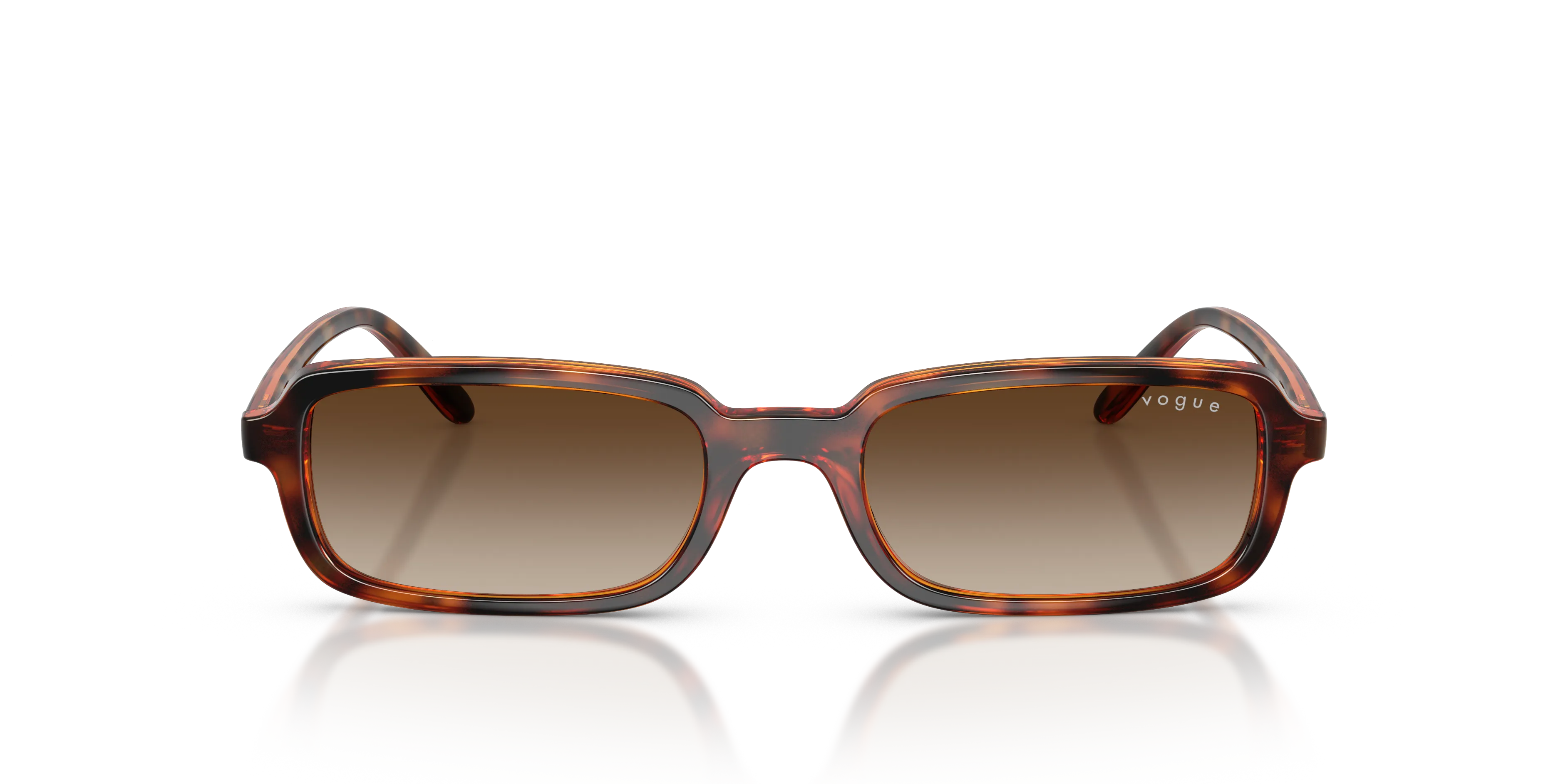 VOGUE EYEWEAR VO5666S W65613 Occhiali da sole Nylon Marrone Marrone Pillow Normale Sfumato - immagine 3