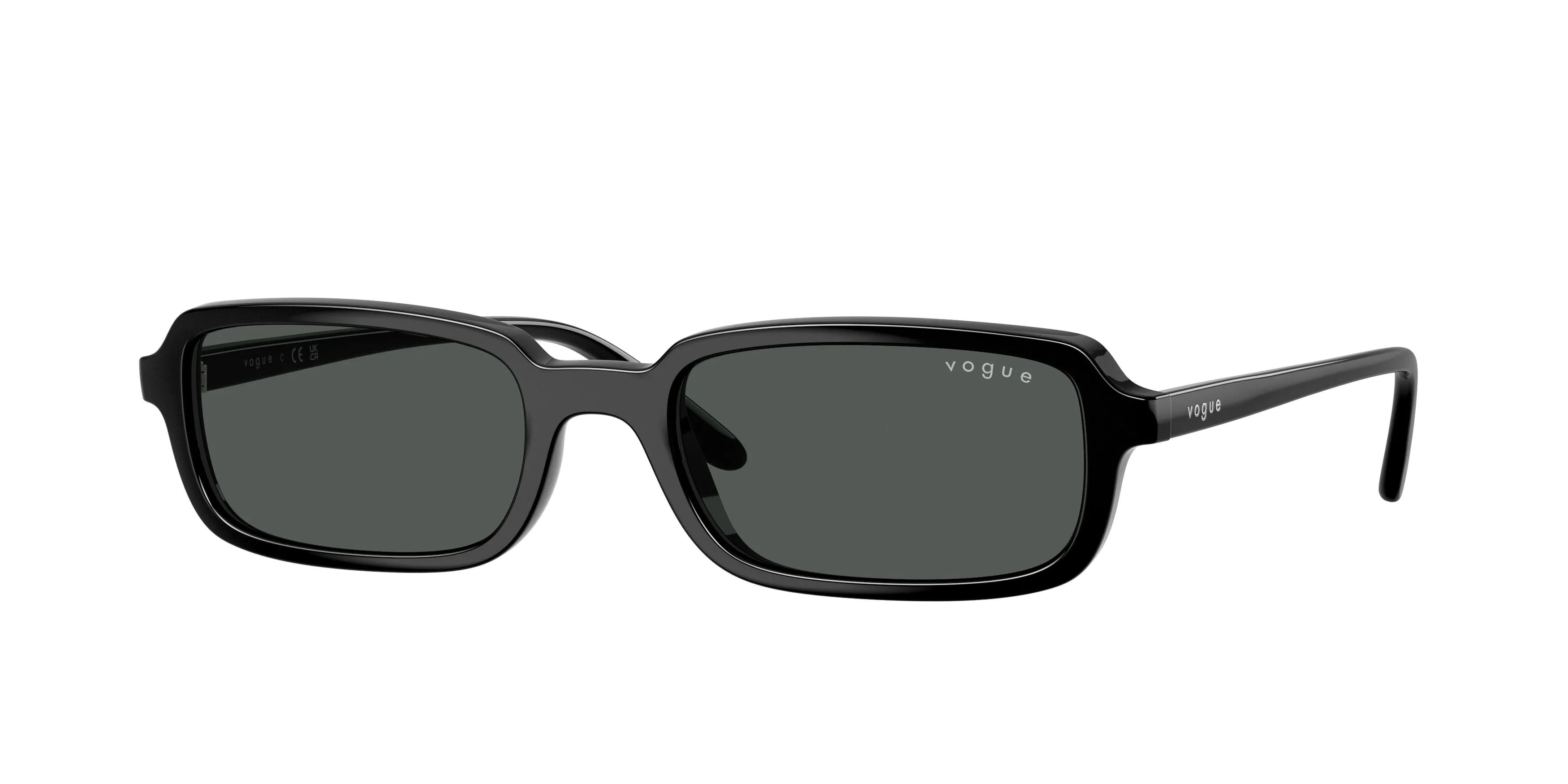 VOGUE EYEWEAR VO5666S W44/87 Occhiali da sole Nylon Nero Grigio Pillow Normale - immagine 1