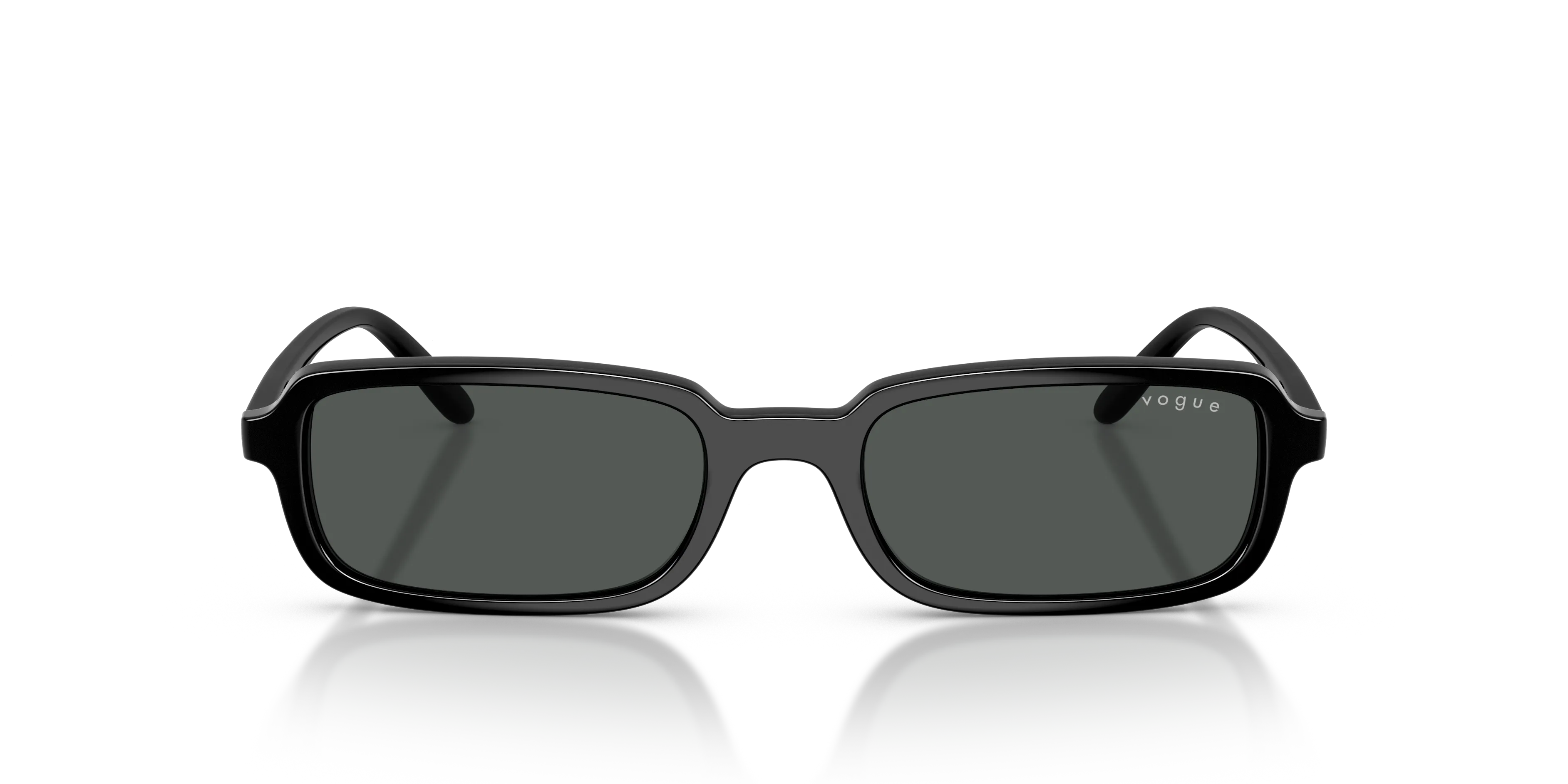 VOGUE EYEWEAR VO5666S W44/87 Occhiali da sole Nylon Nero Grigio Pillow Normale - immagine 3