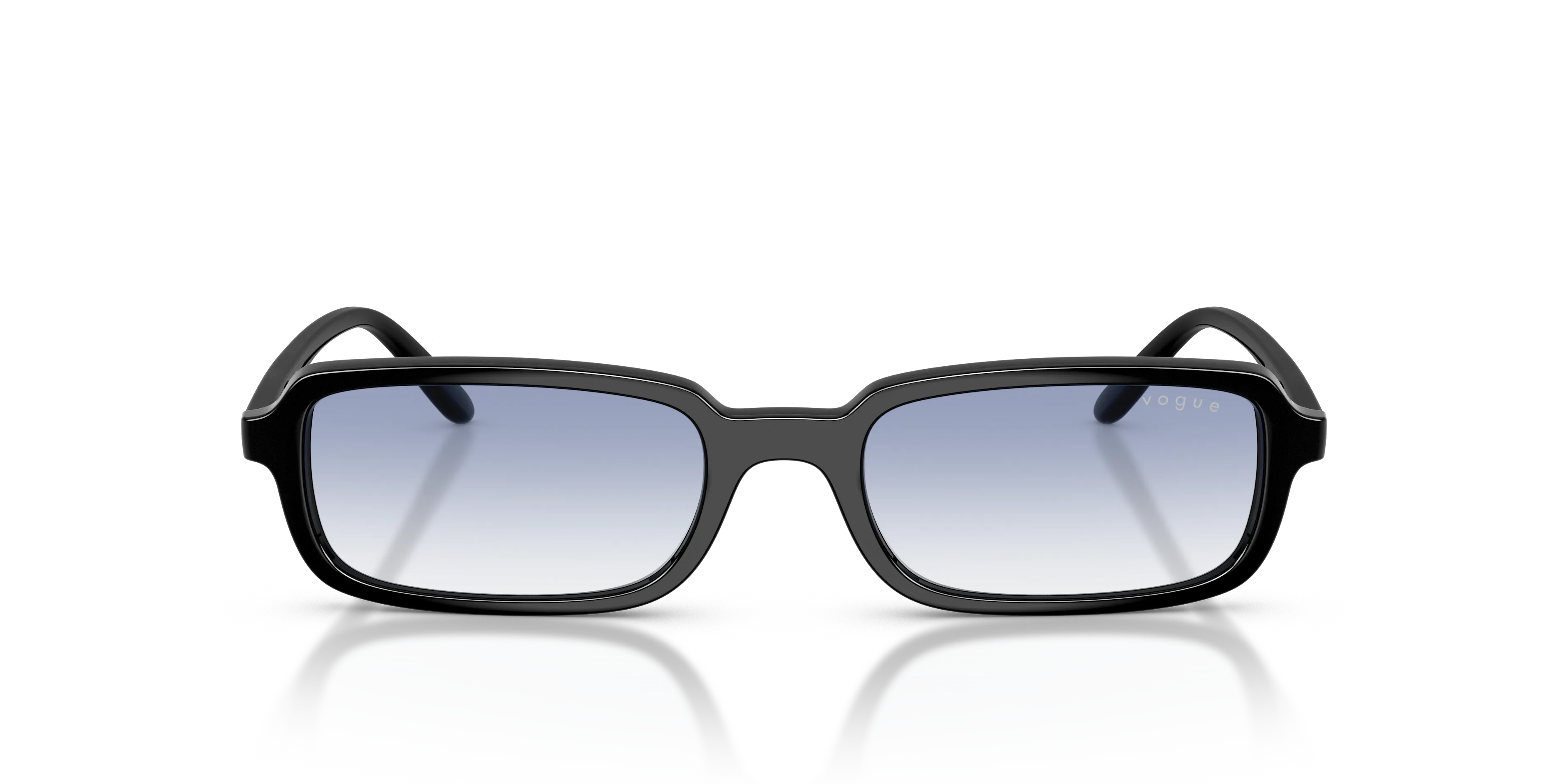 VOGUE EYEWEAR VO5666S W44/19 Occhiali da sole Nylon Nero Blu Pillow Normale Sfumato - immagine 3
