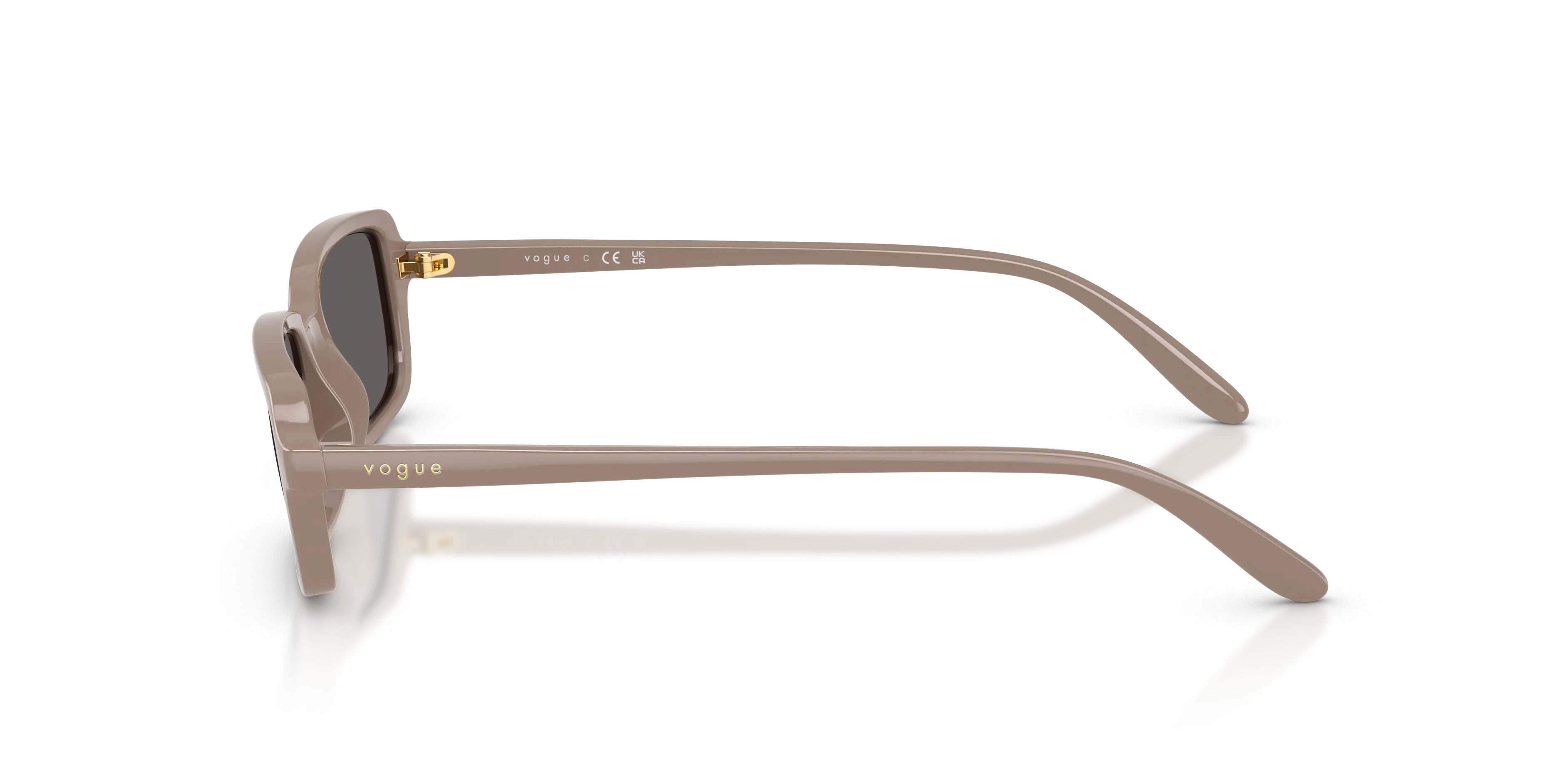 VOGUE EYEWEAR VO5666S 326187 Occhiali da sole Nylon Beige Grigio Pillow Normale - immagine 4
