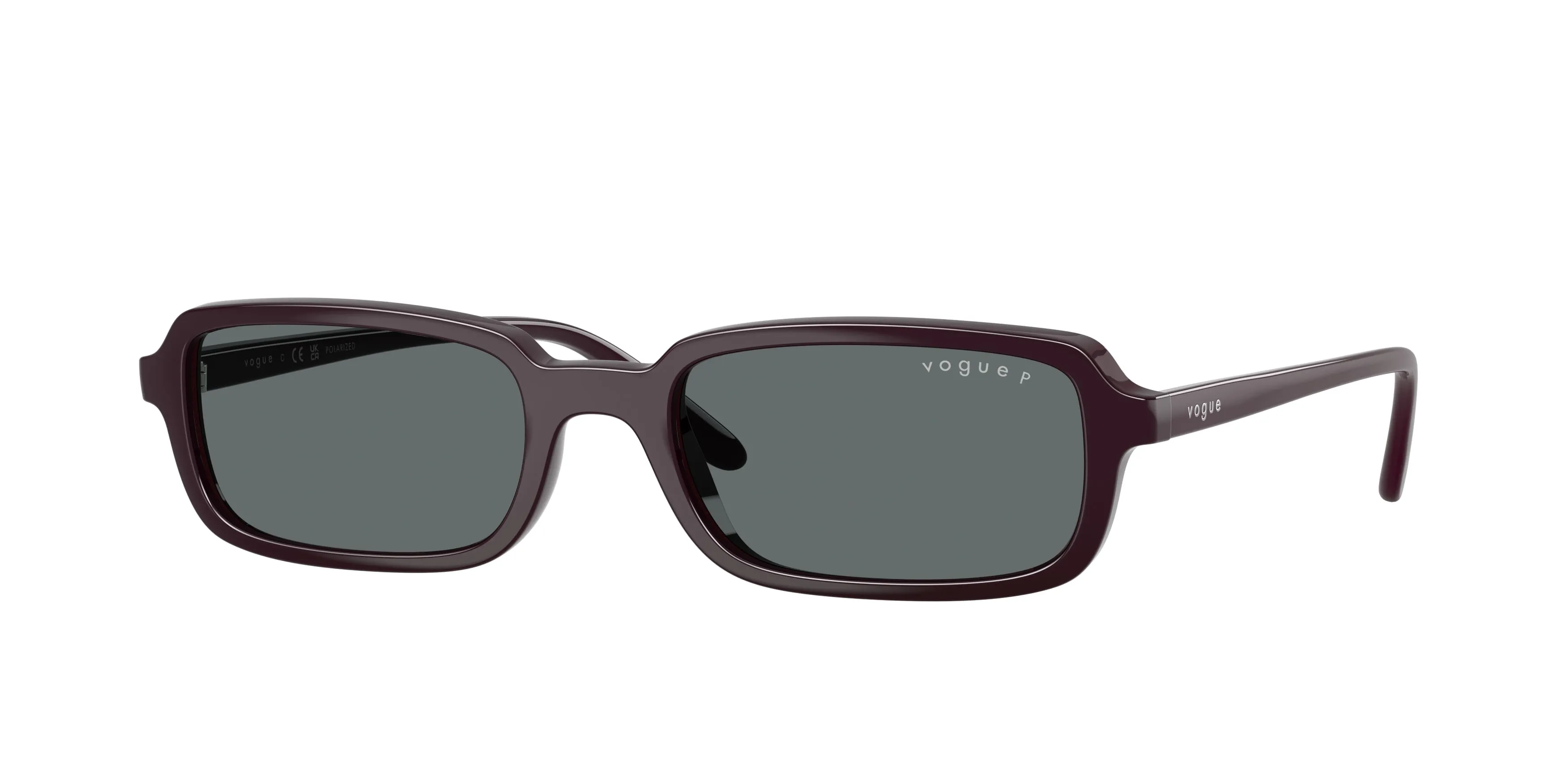 VOGUE EYEWEAR VO5666S 242681 Occhiali da sole Nylon Rosso Grigio Pillow Polarizzata - immagine 1